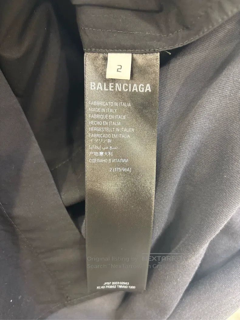 Balenciaga Balenciaga Double B Totem Patchwork Short Sleeve Shirt Size US M / EU 48-50 / 2 - 4 Thumbnail