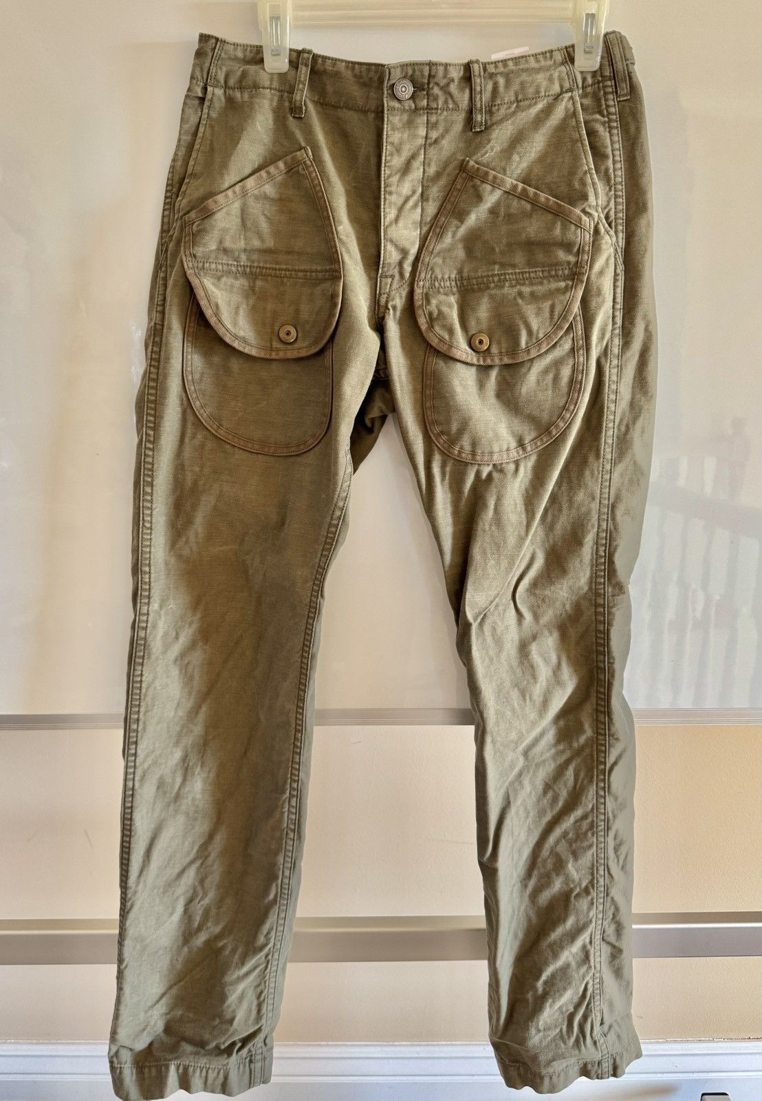 Pure Blue Japan Pure Blue Japan Hunting Pants (Olive) Size US 31 - 1 Thumbnail