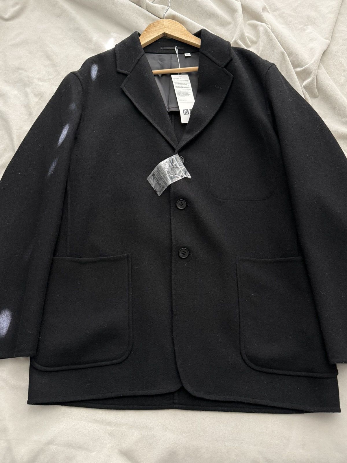 Lemaire × Uniqlo $130 Lemaire Uniqlo U wool blended tailored jacket Size 38R - 1 Thumbnail