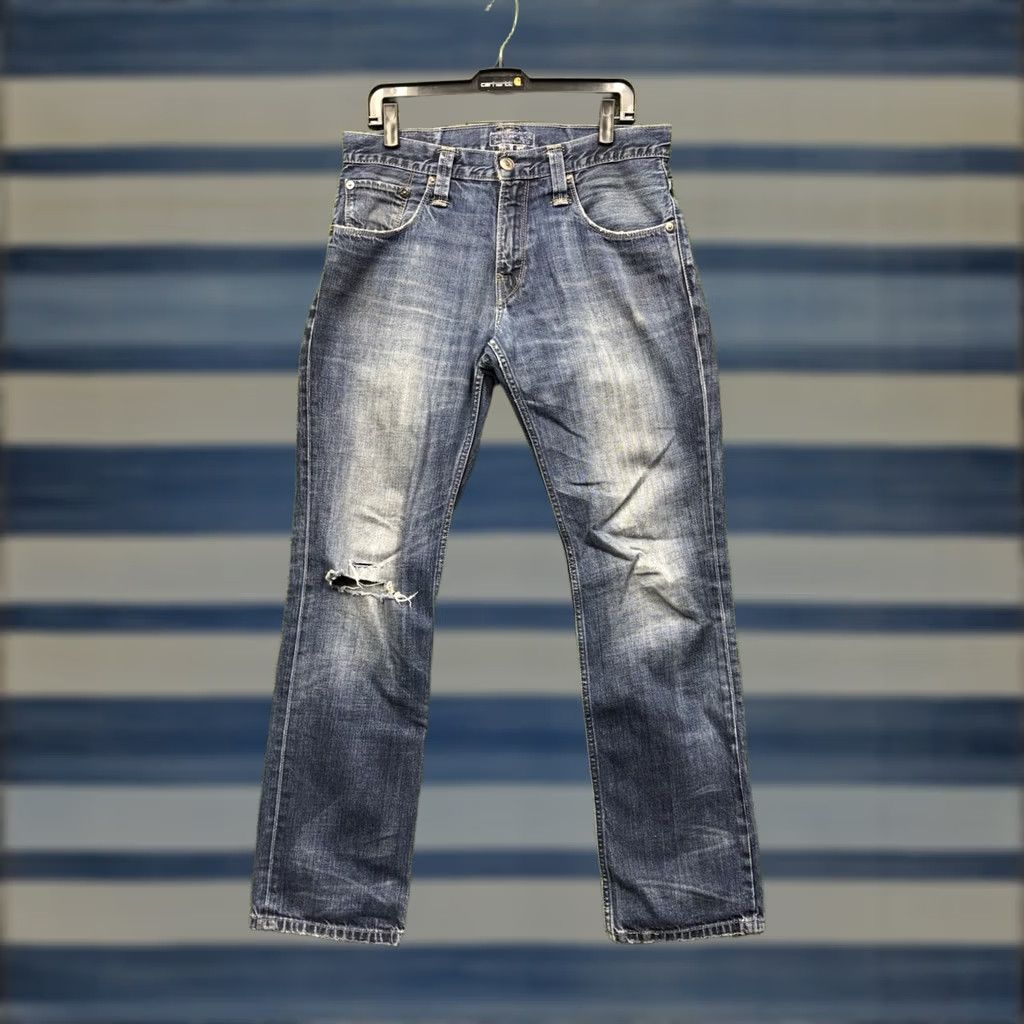 Vintage Levis 531 Jeans Mens 34x32 Blue Straight Leg Denim Classic Modern Fit Stretch Slim 5-Pocket Design Mens Blue Jeans Regular Fit 34 Size US 34 / EU 50 - 1 Thumbnail