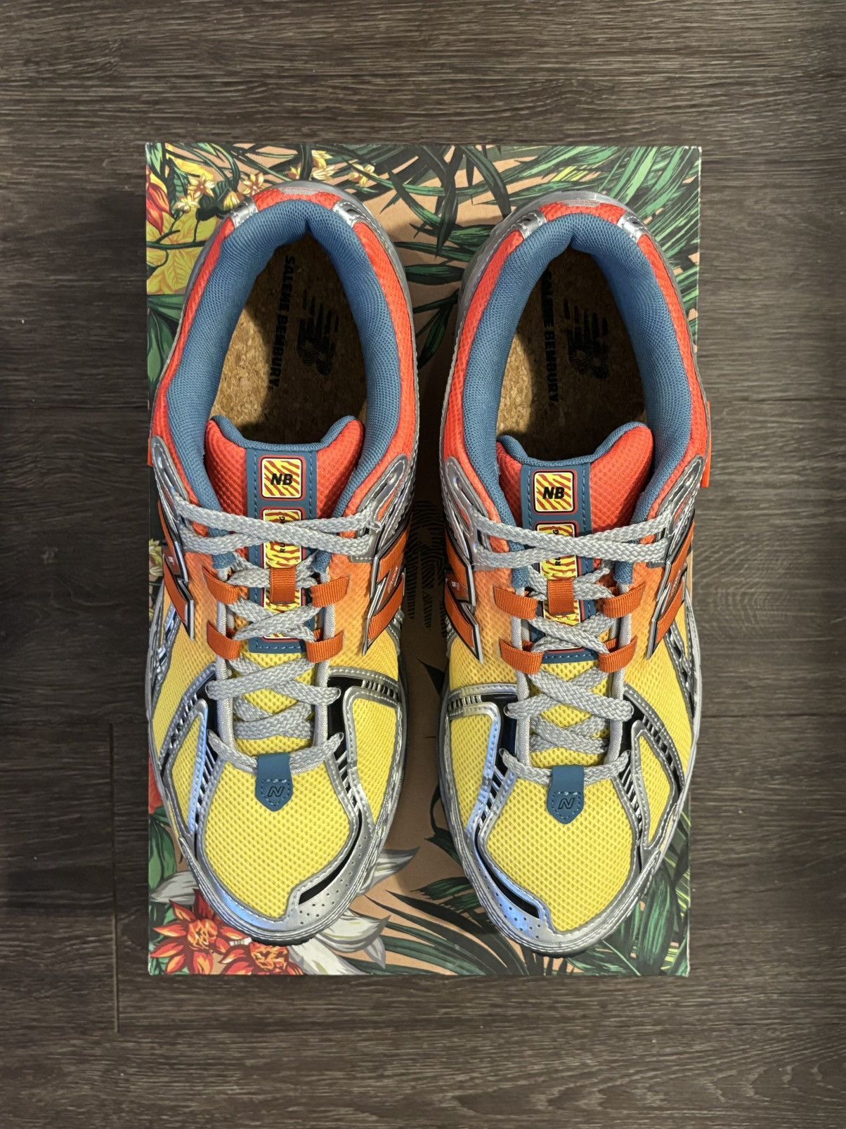 New Balance × Salehe Bembury SALEHE BEMBURY X NEW BALANCE HEAT BE HOT 1906R LAVA Size US 12 / EU 45 - 2 Thumbnail