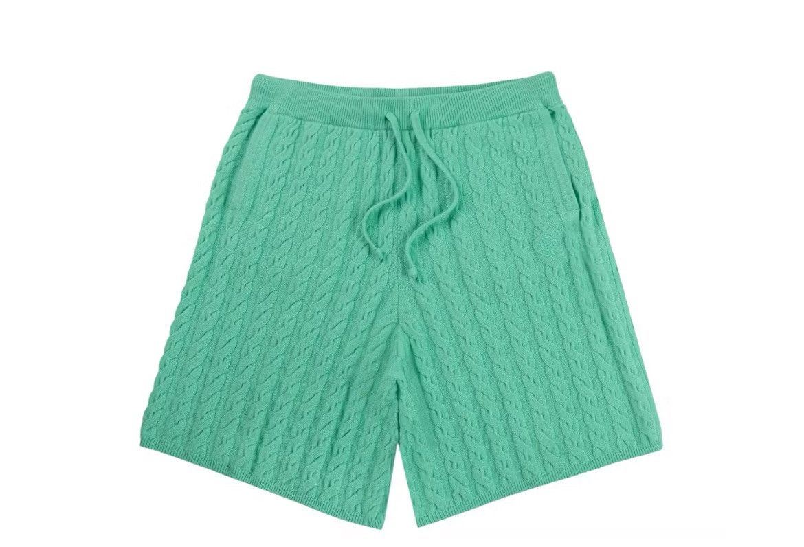 Eric Emanuel Eric Emanuel EE turquoise green cable knit shorts medium Size US 30 / EU 46 - 1 Thumbnail