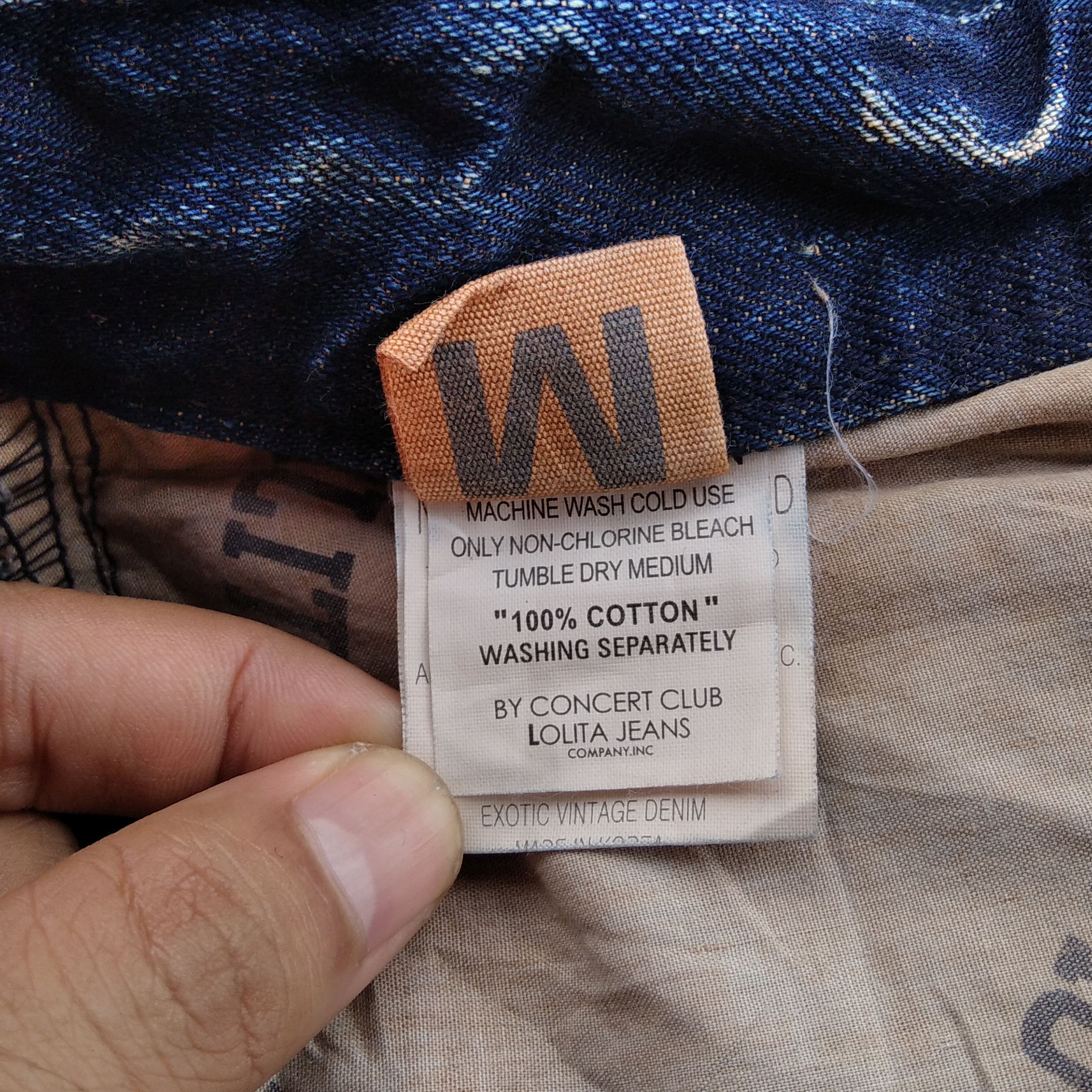 Kapital Yoshitomo Nara X Lolita Jeans Handcrafted Denim CroppedPants Size US 31 - 8 Thumbnail