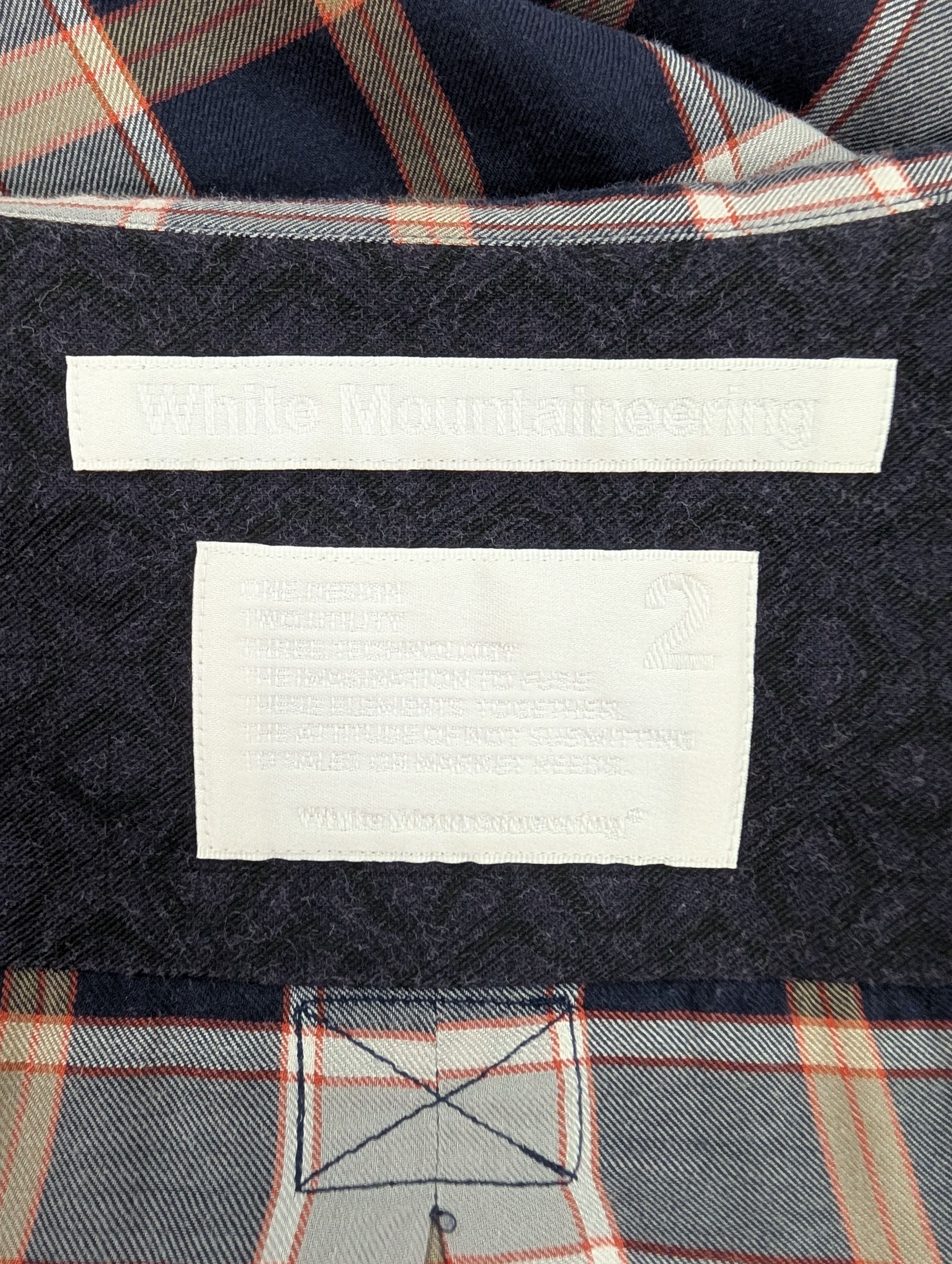 White Mountaineering White Mountaineering Multicolor Flannel Shirt Size US M / EU 48-50 / 2 - 5 Thumbnail