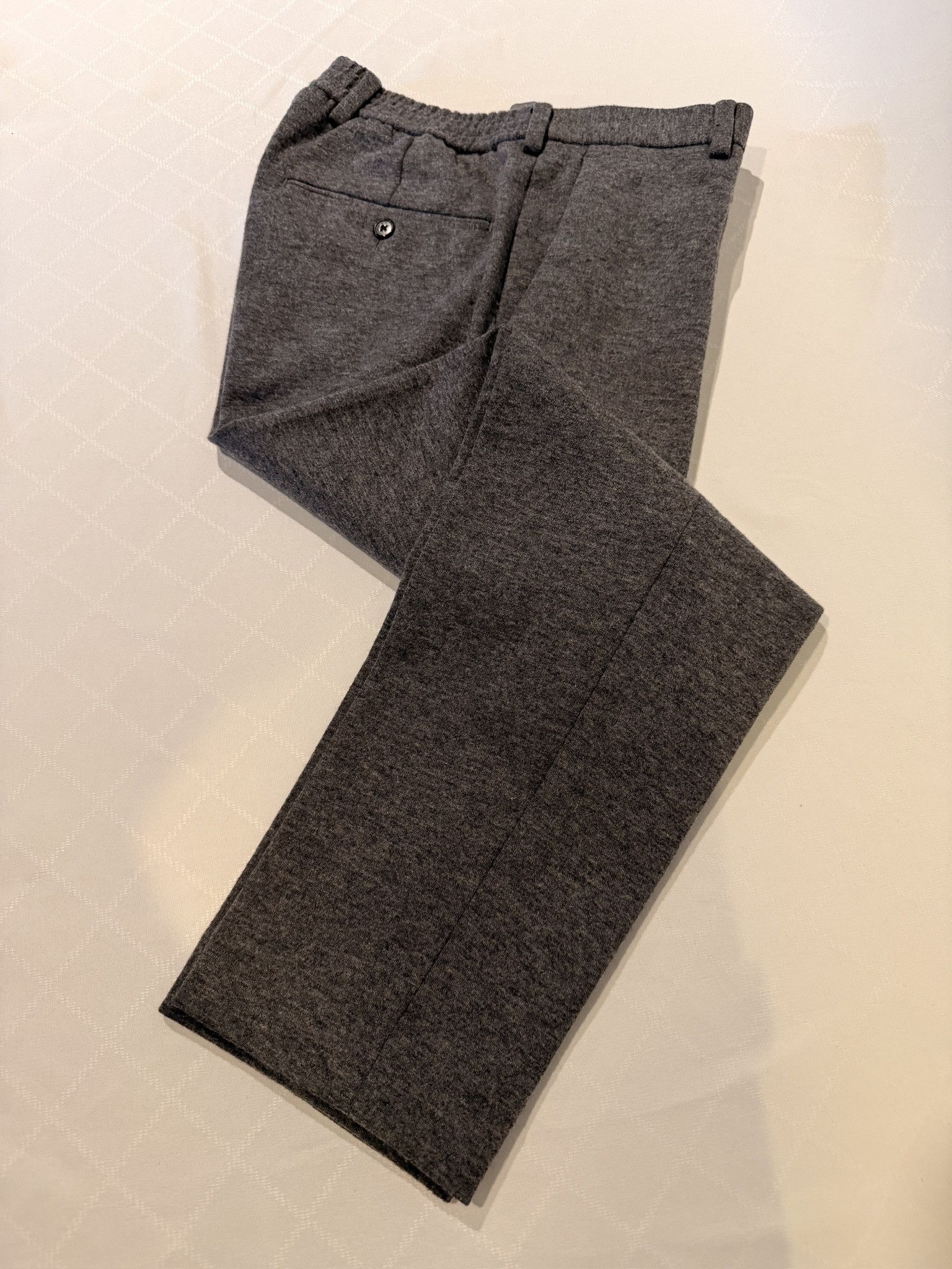J.Crew J. Crew Gray Jersey Suit Size 36R - 7 Thumbnail