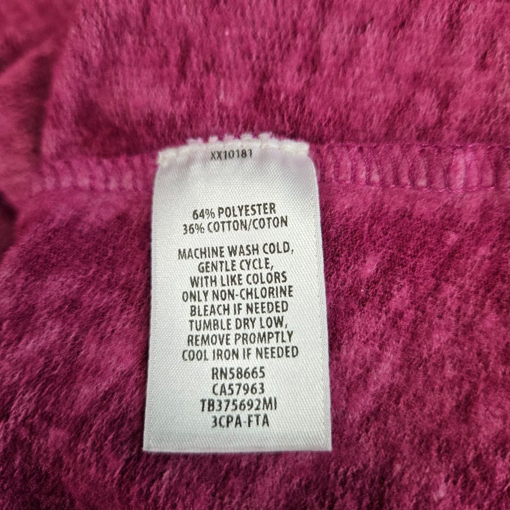 Treasure & Bond Treasure & Bond Womens Pullover Top XL Purple Pink Wide Sleeves Blouse, Long Sleeve, Polyester, Regular, Womens Size XL / US 12-14 / IT 48-50 - 5 Thumbnail