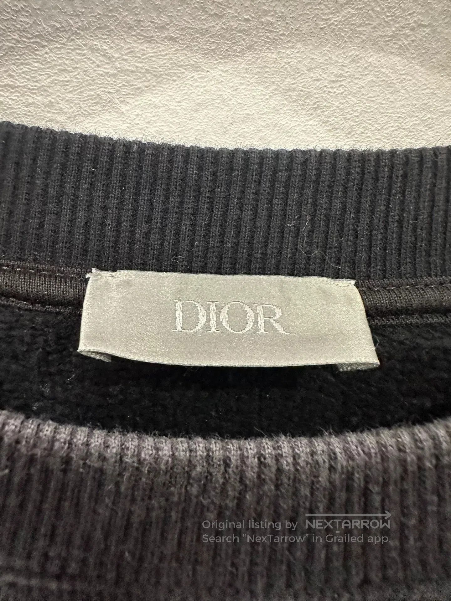Dior Dior Chest Heart Embroidery Black Men's Sweatshirt. Size US M / EU 48-50 / 2 - 4 Thumbnail