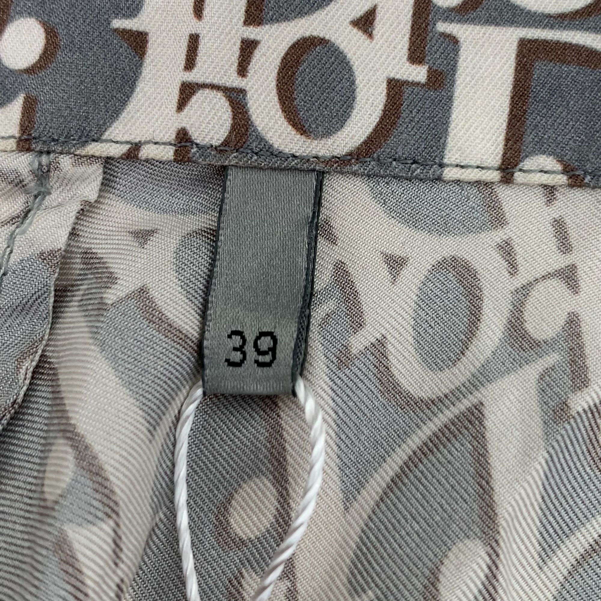 Dior CM0039 Christian Dior Monogram Short Sleeve Button-Up Shirt Size US M / EU 48-50 / 2 - 6 Thumbnail