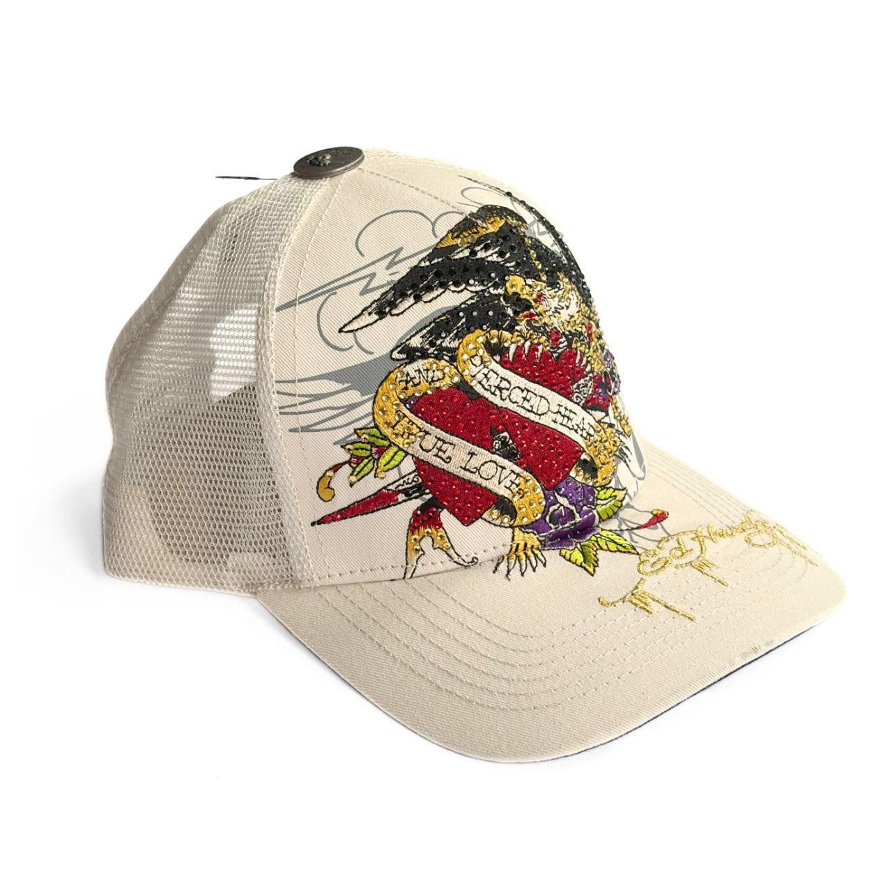 Ed Hardy Ed Hardy Pierced Eagle Rhinestone Trucker Hat Size ONE SIZE - 1 Thumbnail