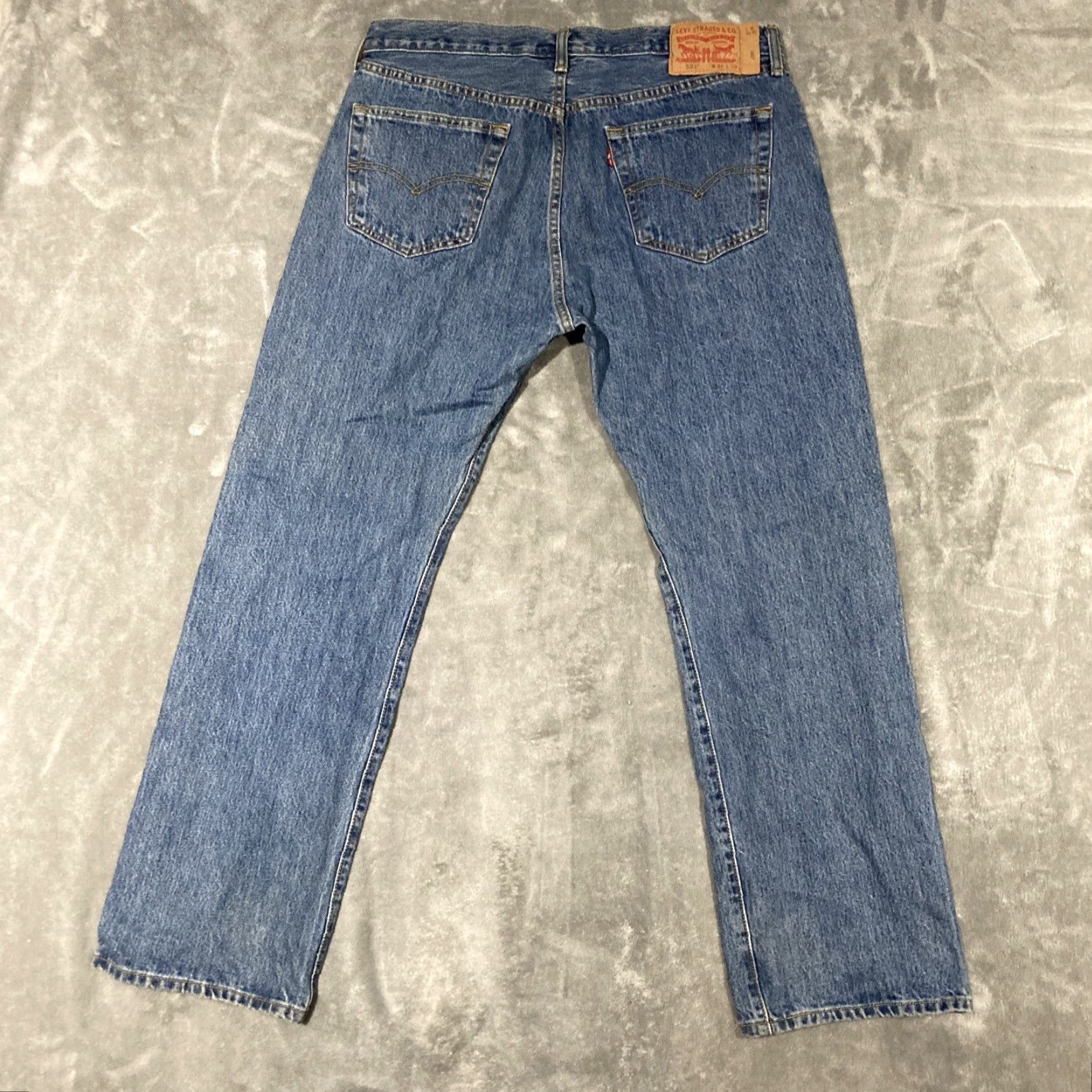 Levi's Levi's 501 Jeans Men 36x30 Blue Button Fly Straight Denim Pants Jeans Western 501 XX 90s" Size US 36 / EU 52 - 5 Thumbnail