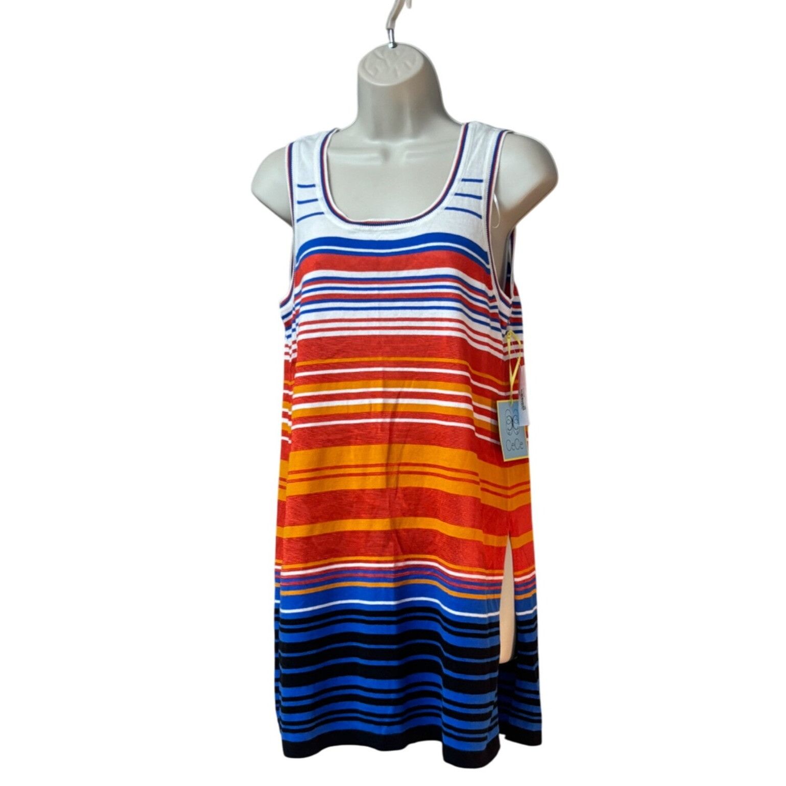 Other CeCe by Cynthia Steffe Sleeveless Striped Sweater Tunic, Sp Size S / US 4 / IT 40 - 9 Thumbnail