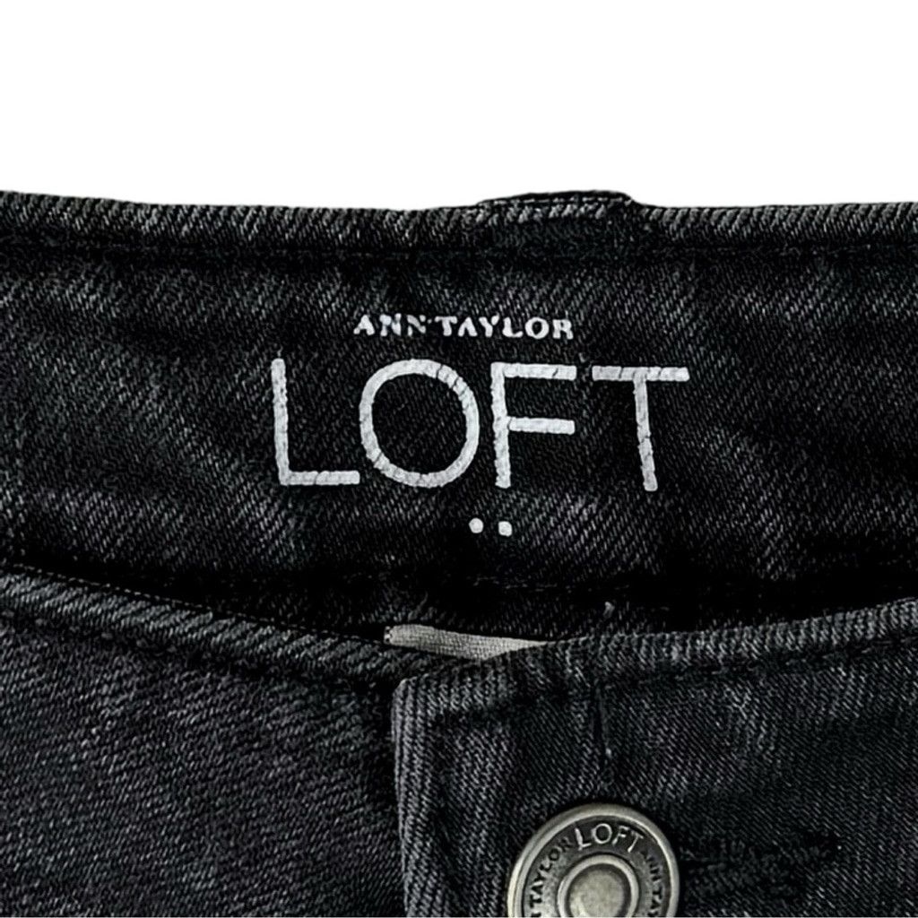 Loft ANN TAYLOR LOFT Women's Designer Black Modern Skinny Jean 6 Size 28" / US 6 / IT 42 - 4 Thumbnail