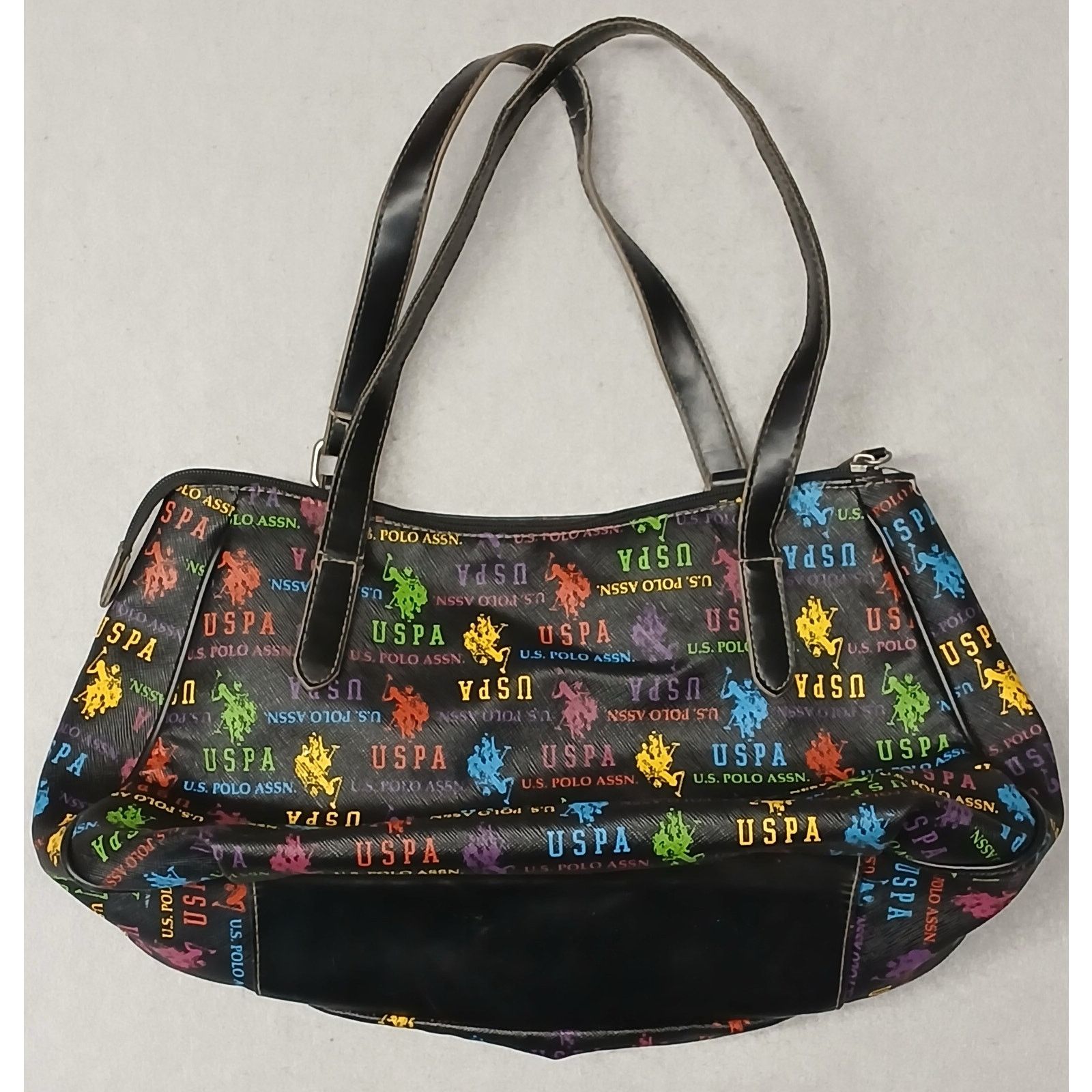 U.S. Polo Assn. U.S. Polo Assn. Nylon Multicolor Logo Shoulder Tote Bag Size ONE SIZE - 4 Thumbnail
