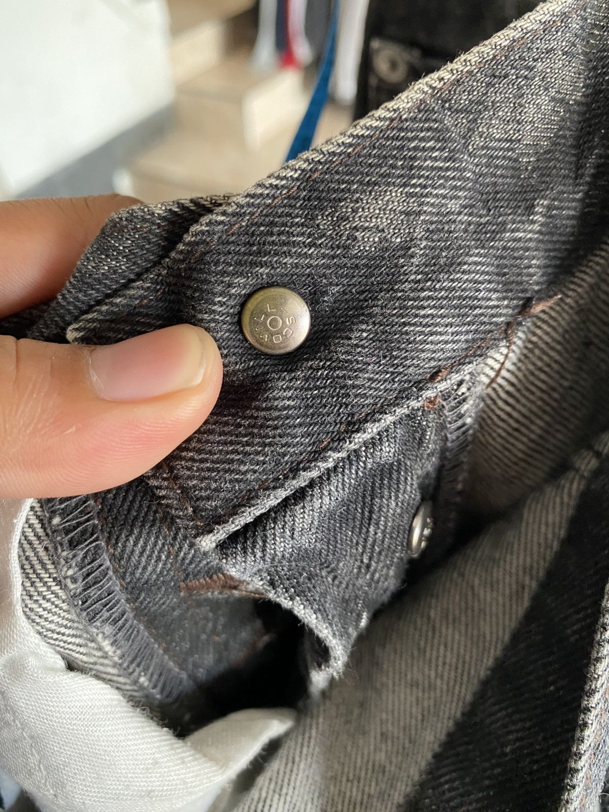 Mossimo Rare mossimo denim abstrac grey Size US 30 / EU 46 - 7 Thumbnail