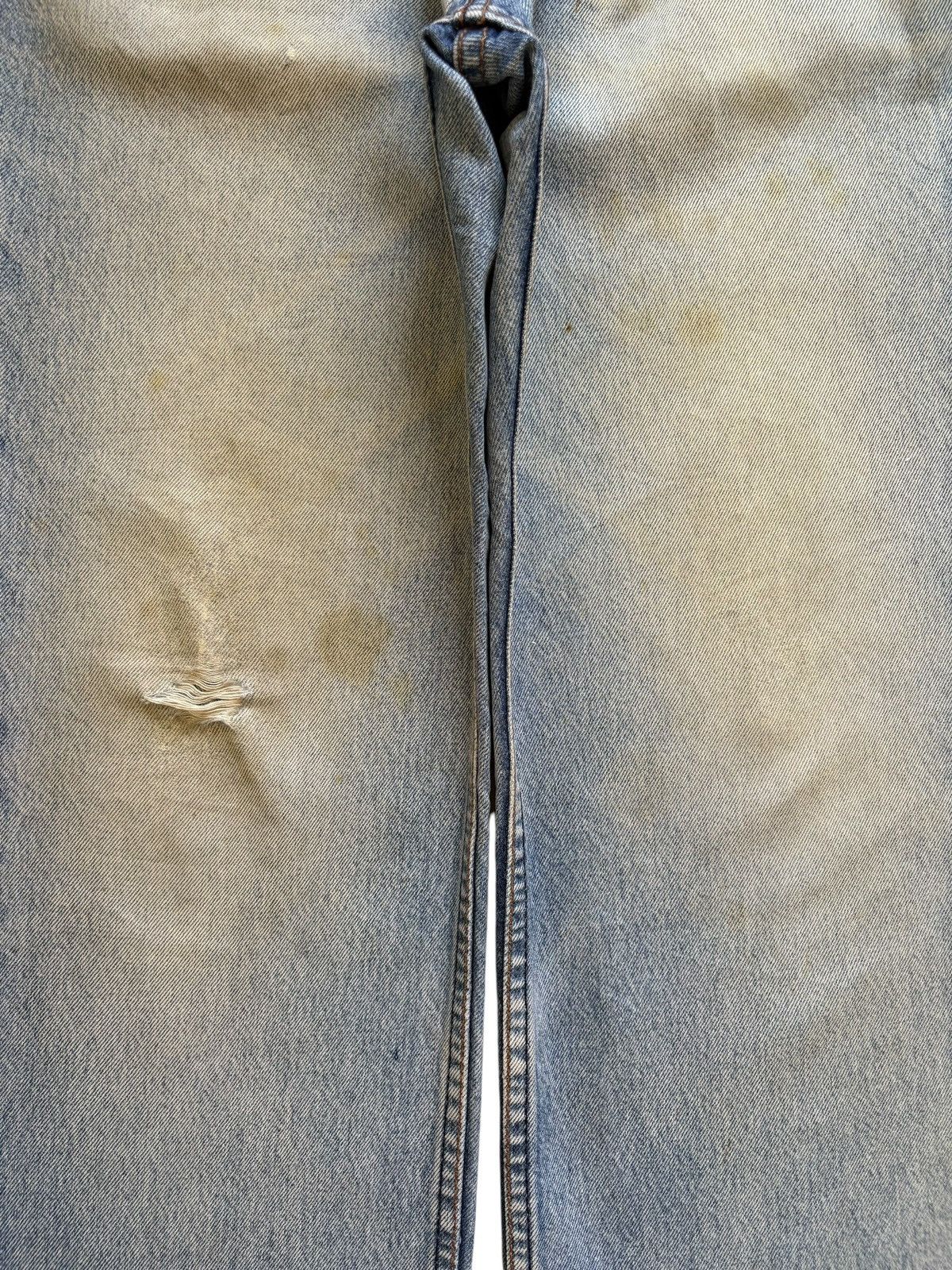 Levi's Vintage 90s Levis Mud Wash Distressed Loose Jeans Size US 30 / EU 46 - 5 Thumbnail