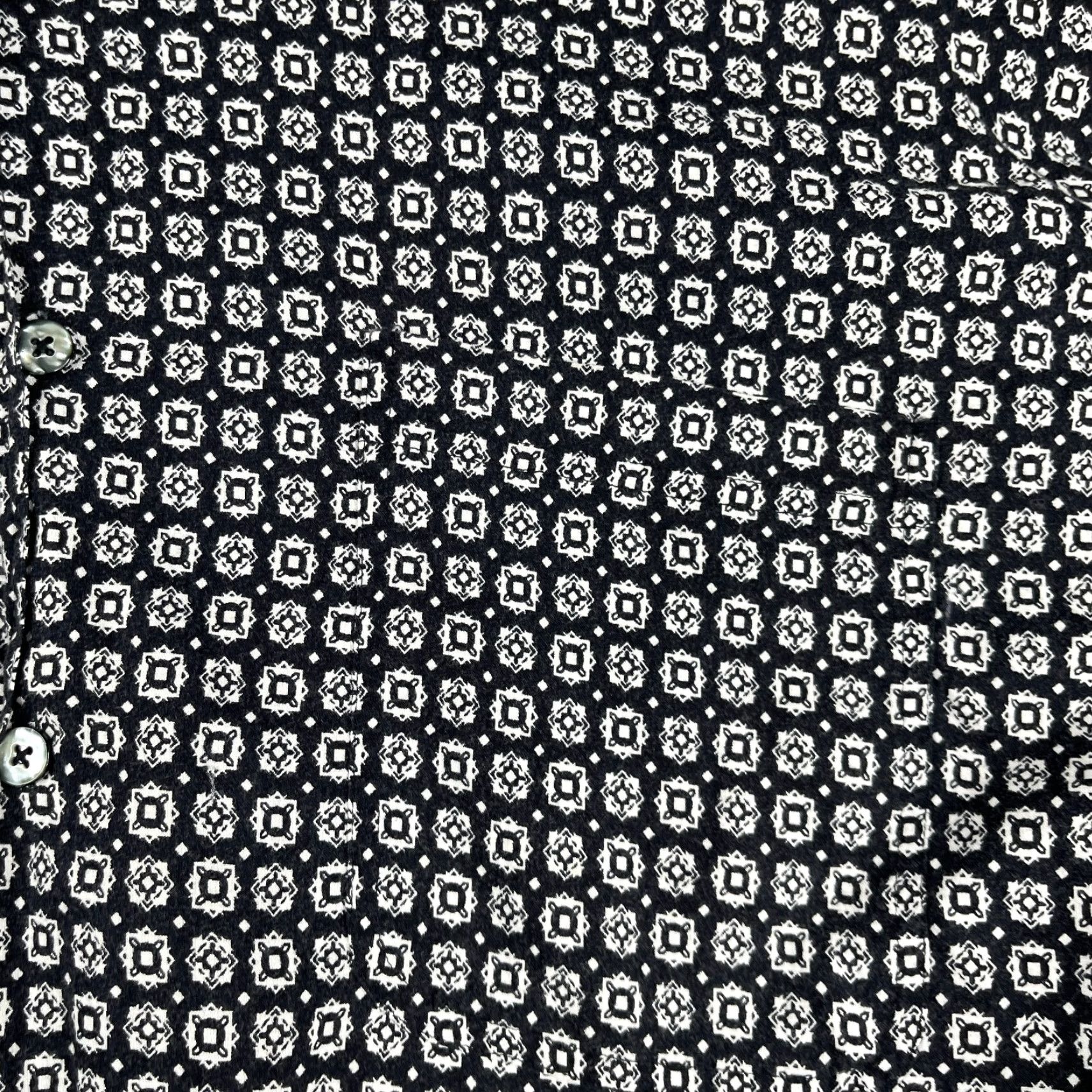Express Express Campagnie Internationals Shirt XL Black Geometric Long Sleeve Button Up Size US XL / EU 56 / 4 - 3 Thumbnail