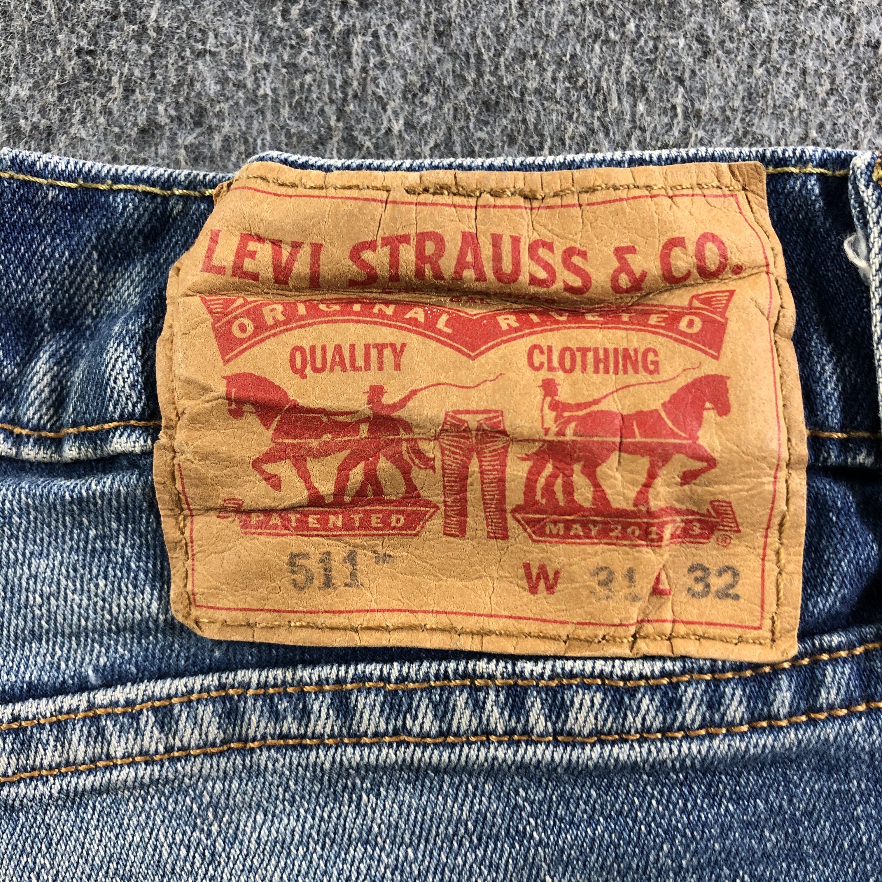 Levi's Vintage Faded Blue Levis 511 Jeans-J3295 Size US 30 / EU 46 - 5 Thumbnail