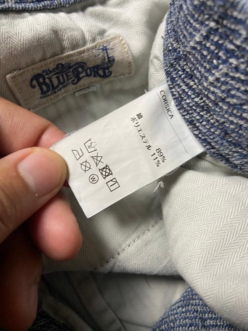 Japanese Brand The Blue Port Jogger Pants with Drawstrings (174) Size US 32 / EU 48 - 4 Thumbnail