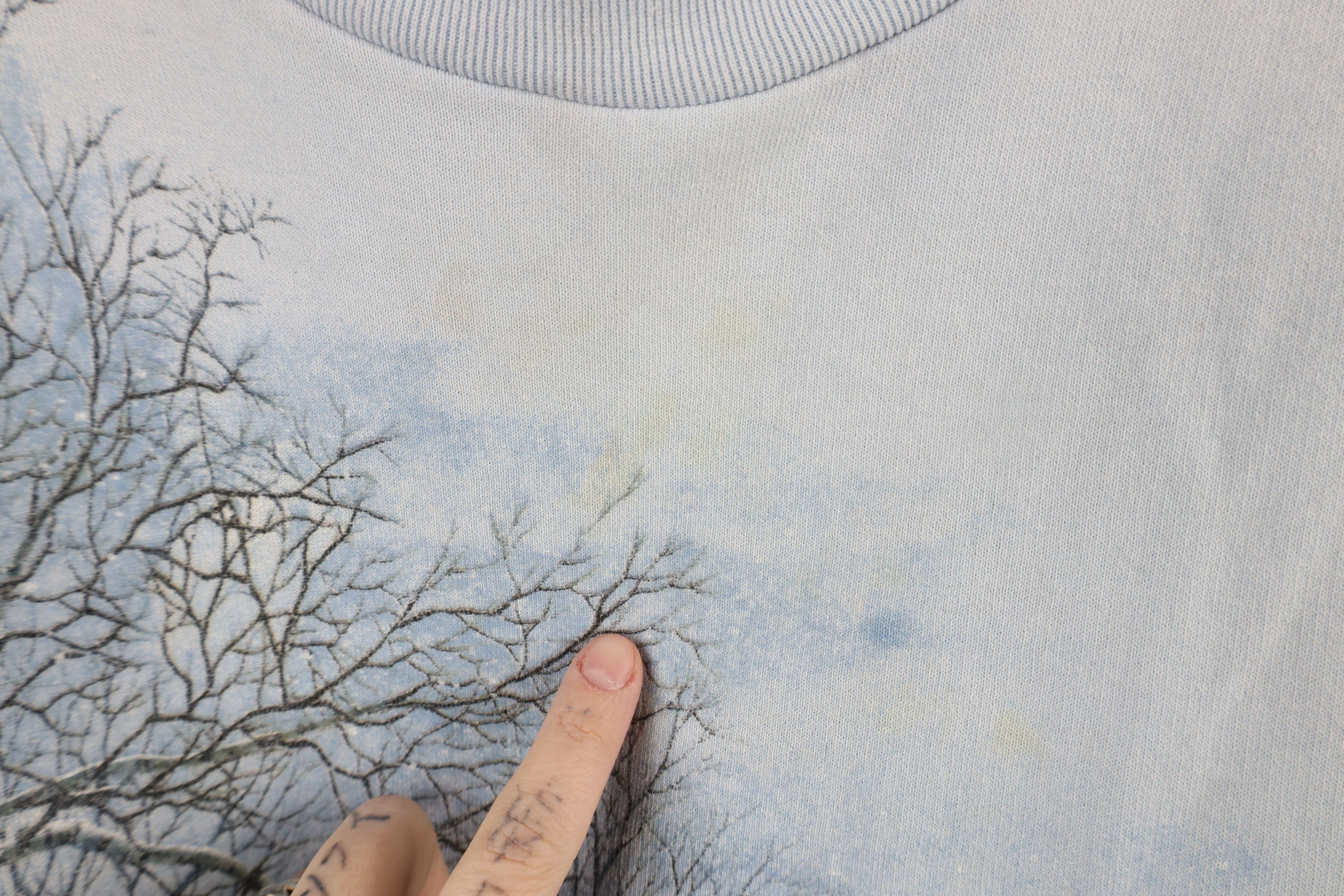 Vintage Vintage 90s Streetwear Christmas Farmhouse All Sweatshirt Size L / US 10 / IT 46 - 4 Thumbnail