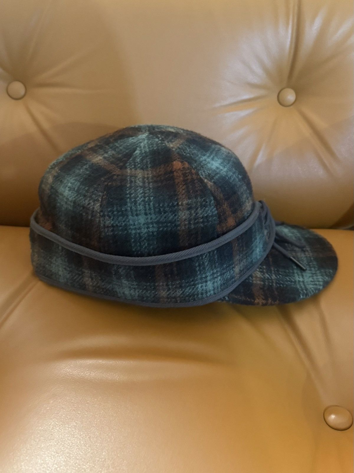 RRL Ralph Lauren RRL Ralph Lauren Plaid Wool Cap [NEW] Size ONE SIZE - 7 Thumbnail