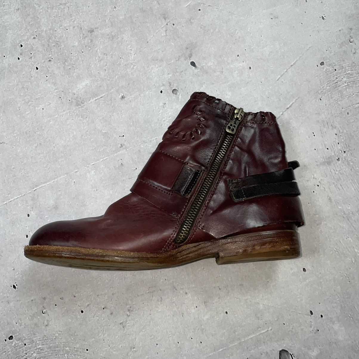 A.S.98 × If Six Was Nine × Japanese Brand 90s Vintage Leather Cowboy Leather Boots A.s. 98 shoes Size US 7 / IT 37 - 12 Thumbnail