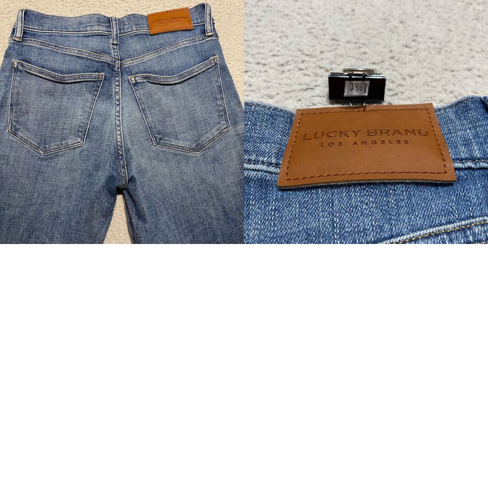Lucky Brand Lucky Brand Jeans Womens Size 6 Blue Denim Mid Rise Ava Skinny Jeans Size 28" / US 6 / IT 42 - 9 Thumbnail