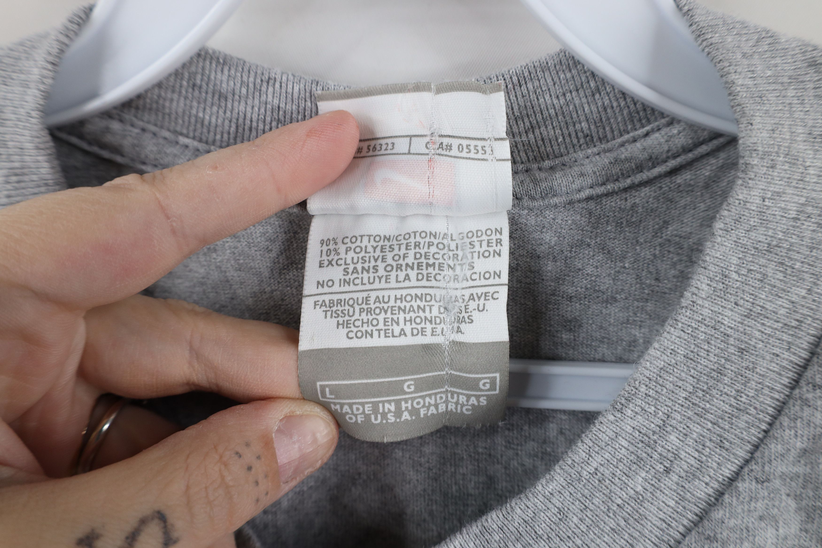 Nike × Vintage Vintage Nike Mini Swoosh University of Michigan Band T-Shirt Size US L / EU 52-54 / 3 - 7 Thumbnail