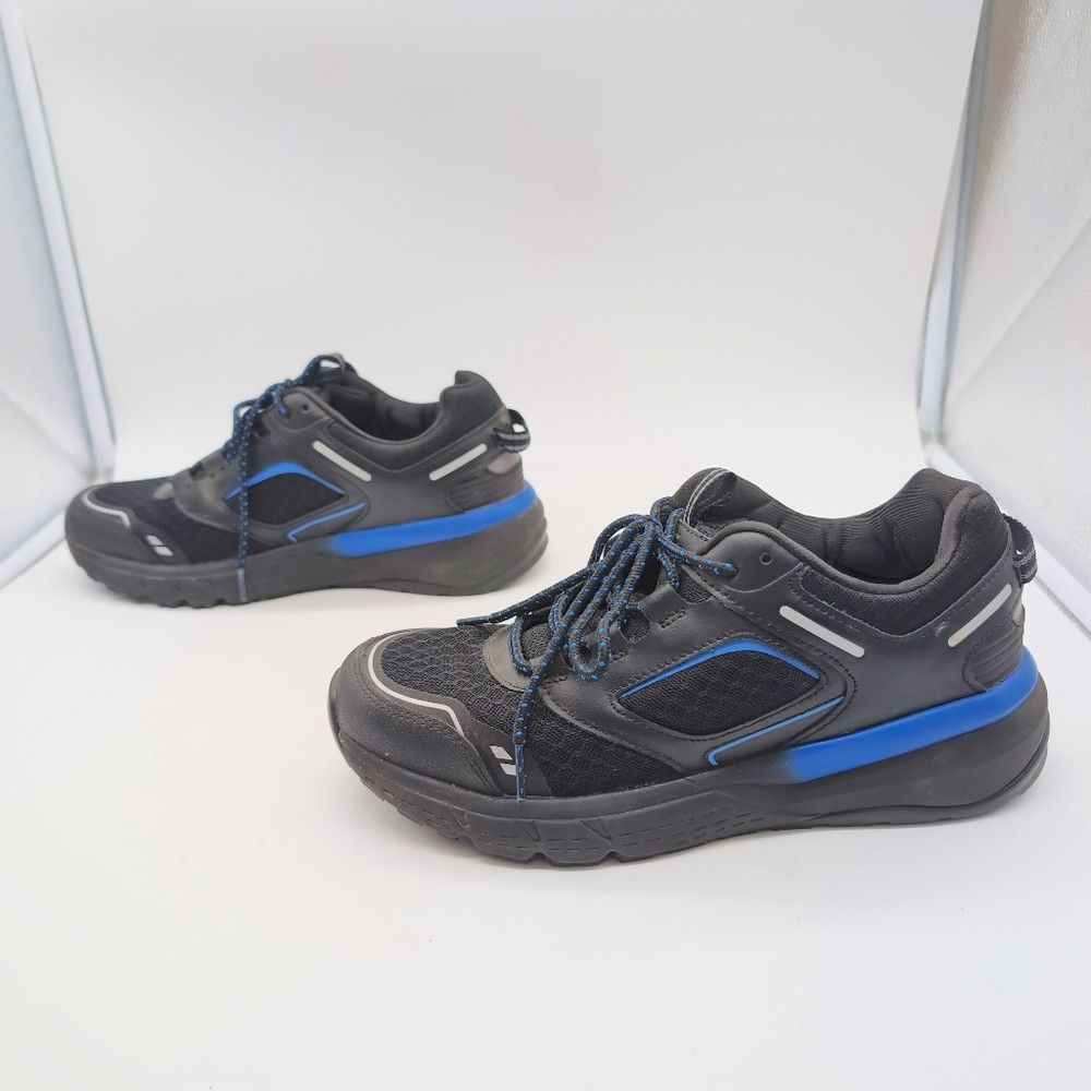 Other Herman Survivors Sz 7.5 Black and Blue Leather Athletic Sho Size US 7.5 / EU 40-41 - 5 Thumbnail