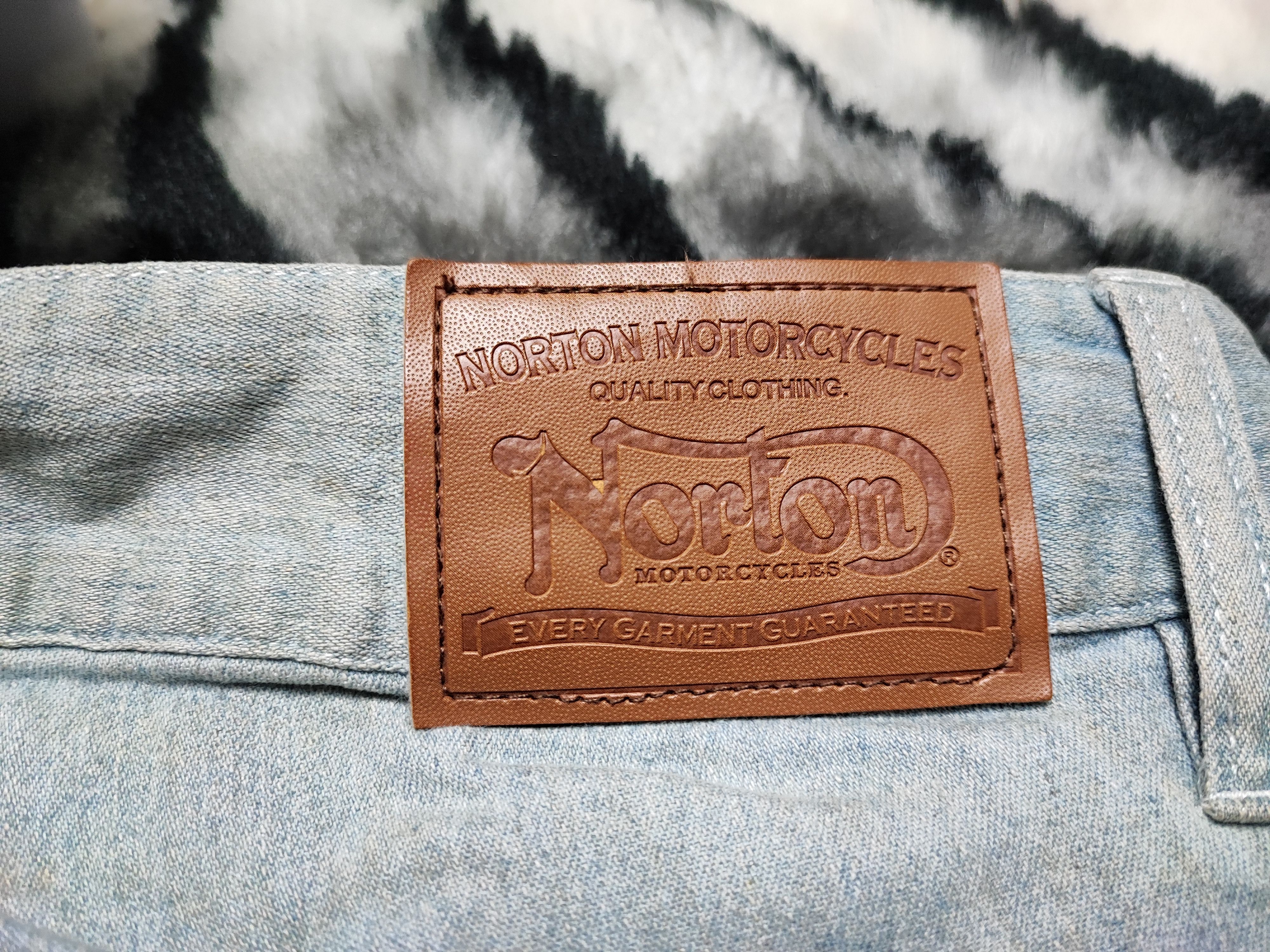 Japanese Brand × Norton × Vintage Special Design Norton Jeans Size US 35 - 13 Thumbnail
