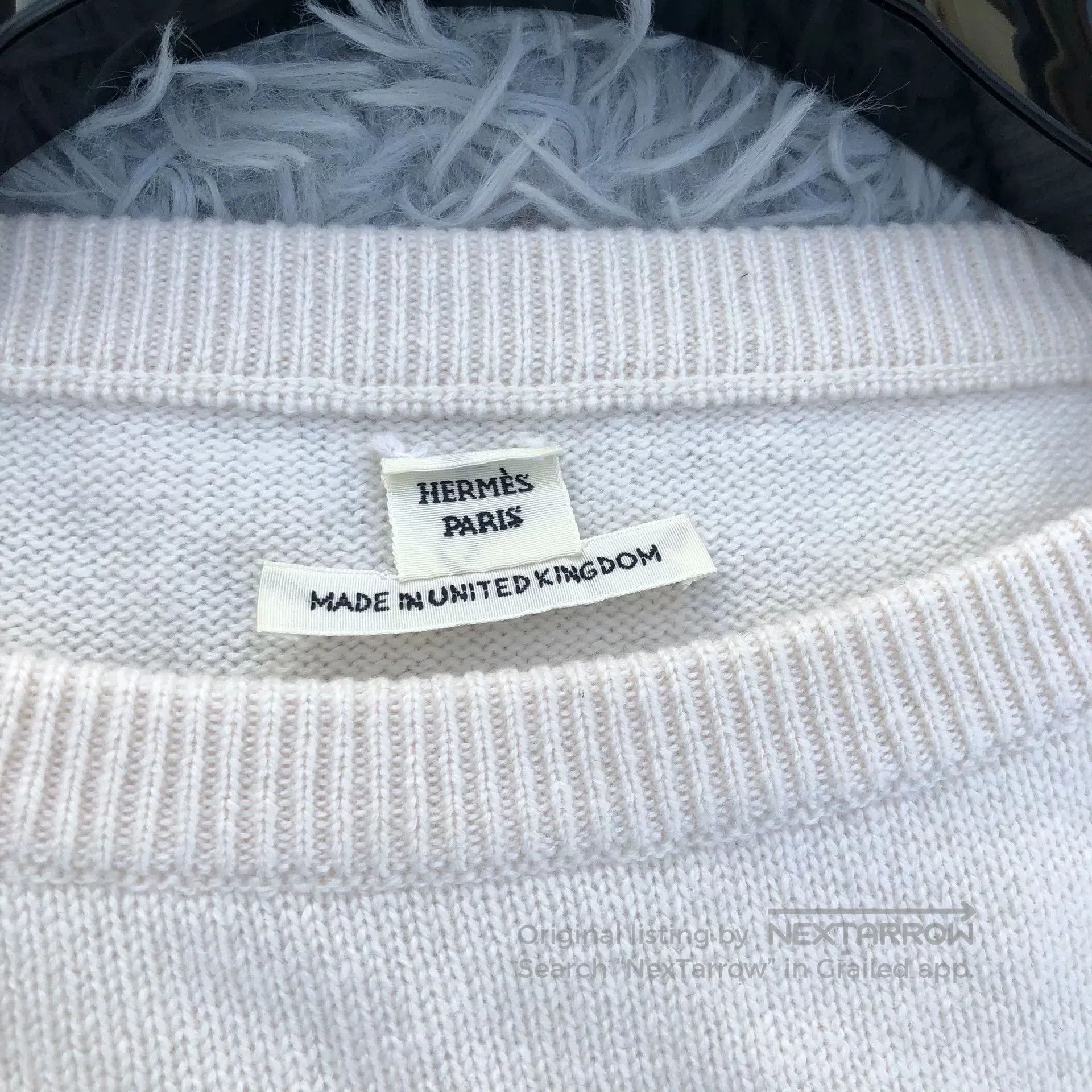 Hermes Hermes Logo Badge Cashmere Sweater. Size XXS / US 00 / IT 34 - 4 Thumbnail