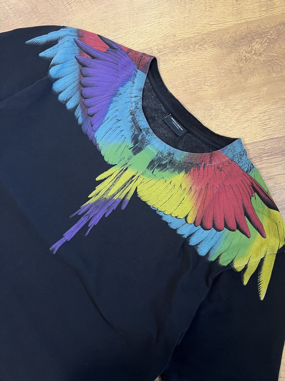 Japanese Brand Marcelo Burlon t-shirt county of Milan colorful wings Size US M / EU 48-50 / 2 - 4 Thumbnail