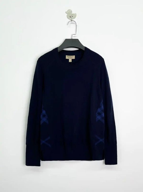 Burberry Burberry Women's Navy Wool Knit Sweater Size S / US 4 / IT 40 - 1 Thumbnail