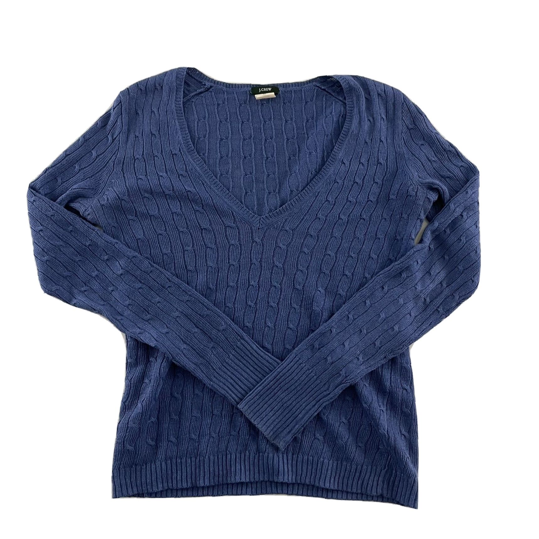 J.Crew J.CREW Lightweight Pullover V-Neck Linen Top Women's XS Blue Blouse Size XS / US 0-2 / IT 36-38 - 2 Thumbnail