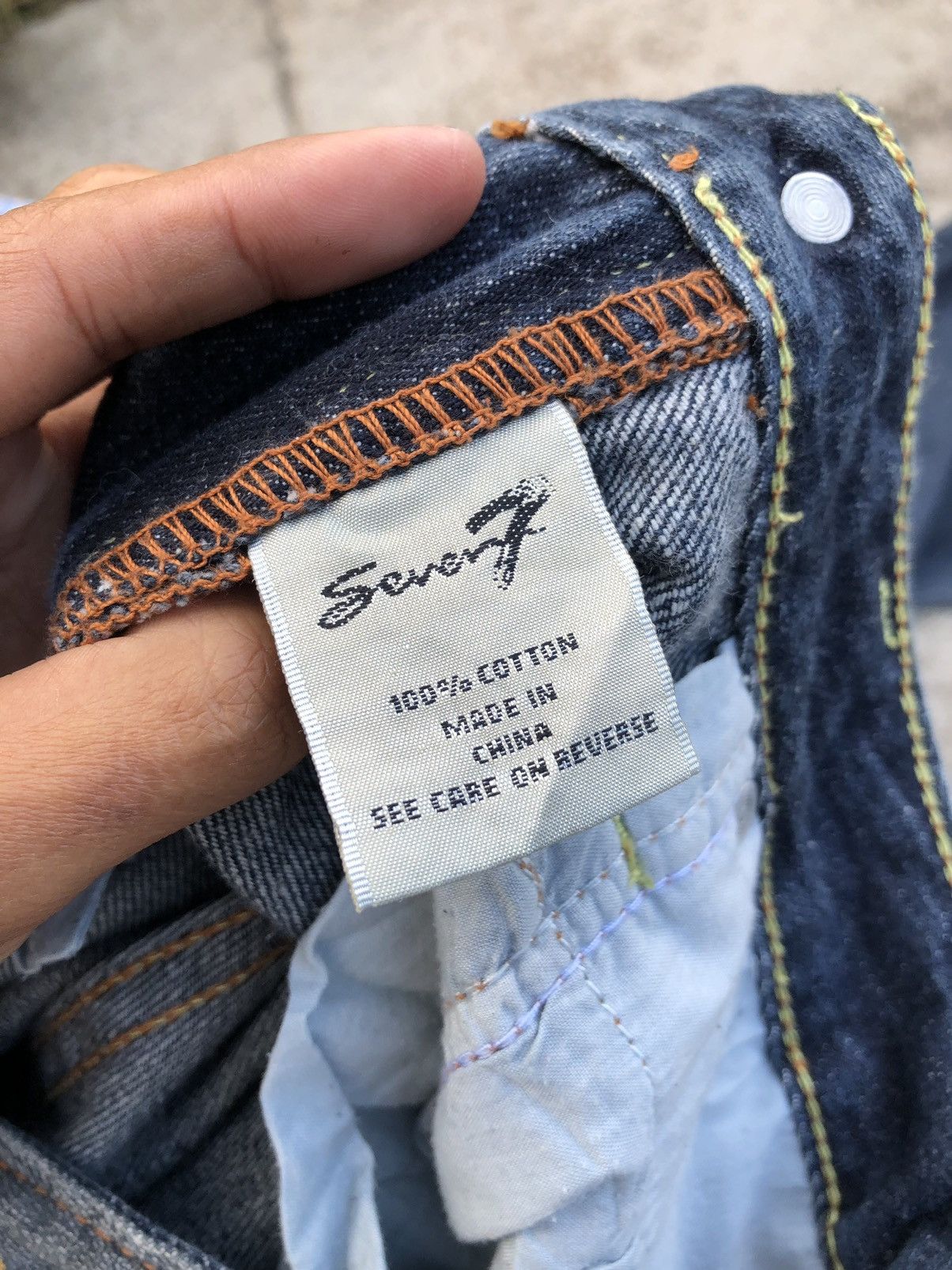 7 For All Mankind FLARED⚡️⚡️WASHED BLUE DENIM BY 7 FOR ALL MANKIND Size US 30 / EU 46 - 3 Thumbnail