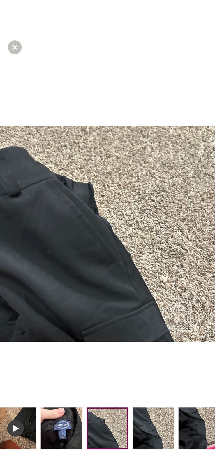 Other Black cargo pants Size 30" / US 8 / IT 44 - 4 Thumbnail