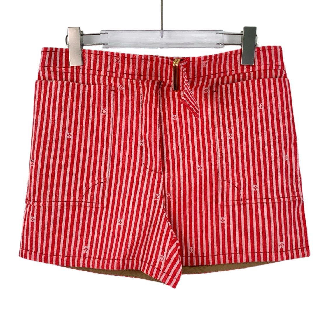 Louis Vuitton Louis Vuitton Monogram Stripe Casual Shorts K26WX Size 28" / US 6 / IT 42 - 1 Thumbnail