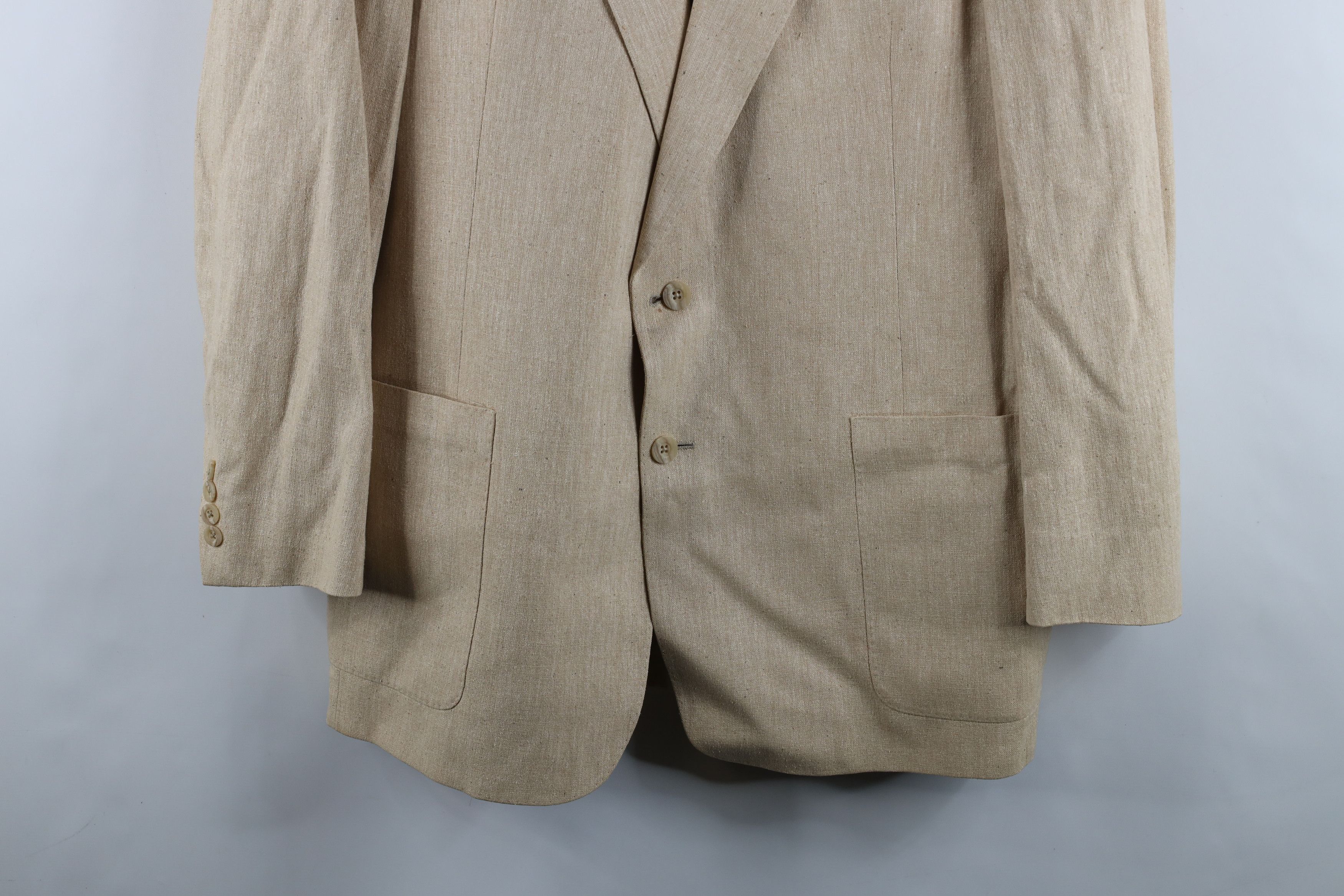 Dior Vintage 70s 80s Christian Dior Suit Coat Blazer Jacket USA Size US XXL / EU 58 / 5 - 3 Thumbnail
