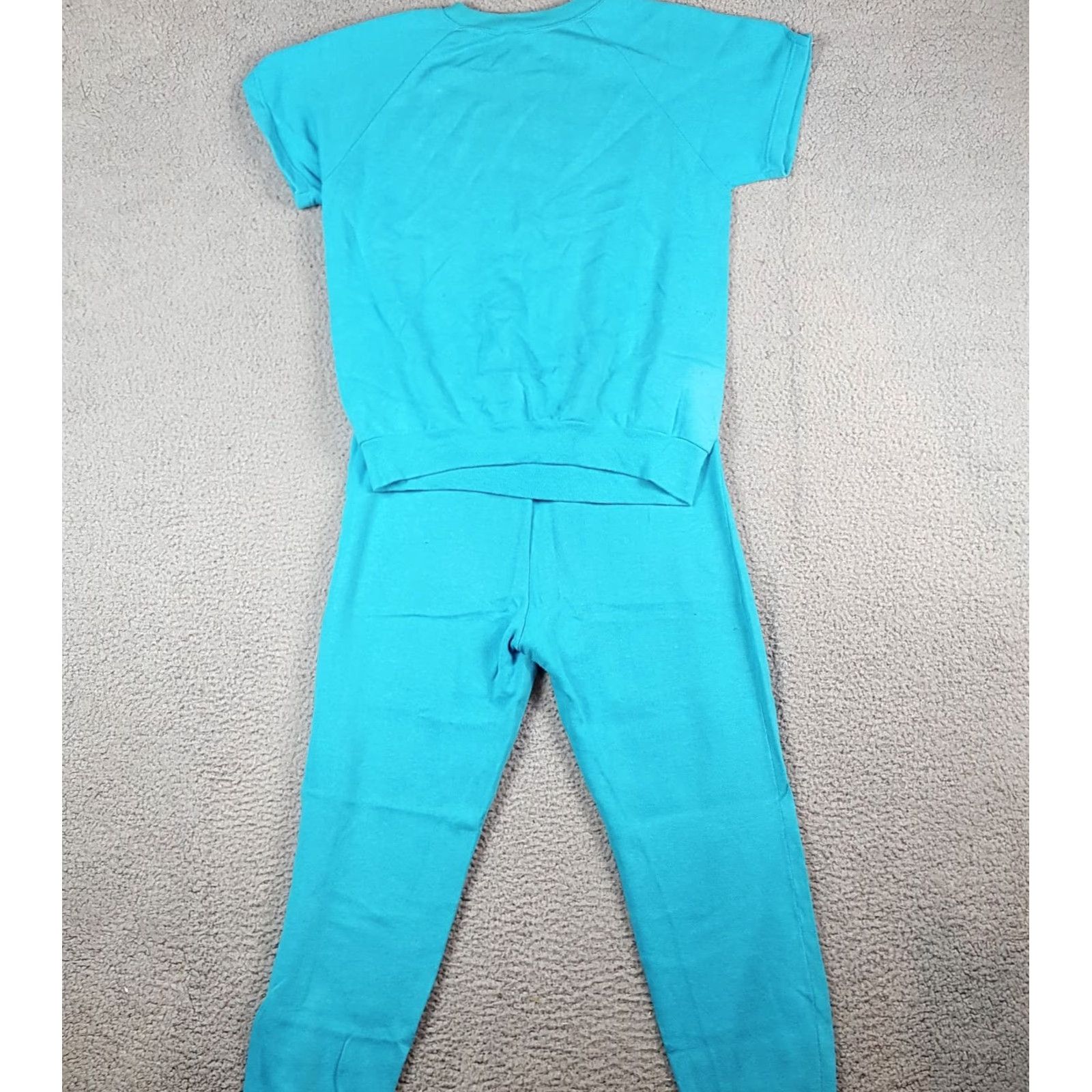 Vintage Vintage 80s Pannill Tracksuit Women M Blue 2 Piece Crewneck Sweatshirt Sweatpants Set Gym Workout 4 Size 32" / US 10 / IT 46 - 6 Thumbnail