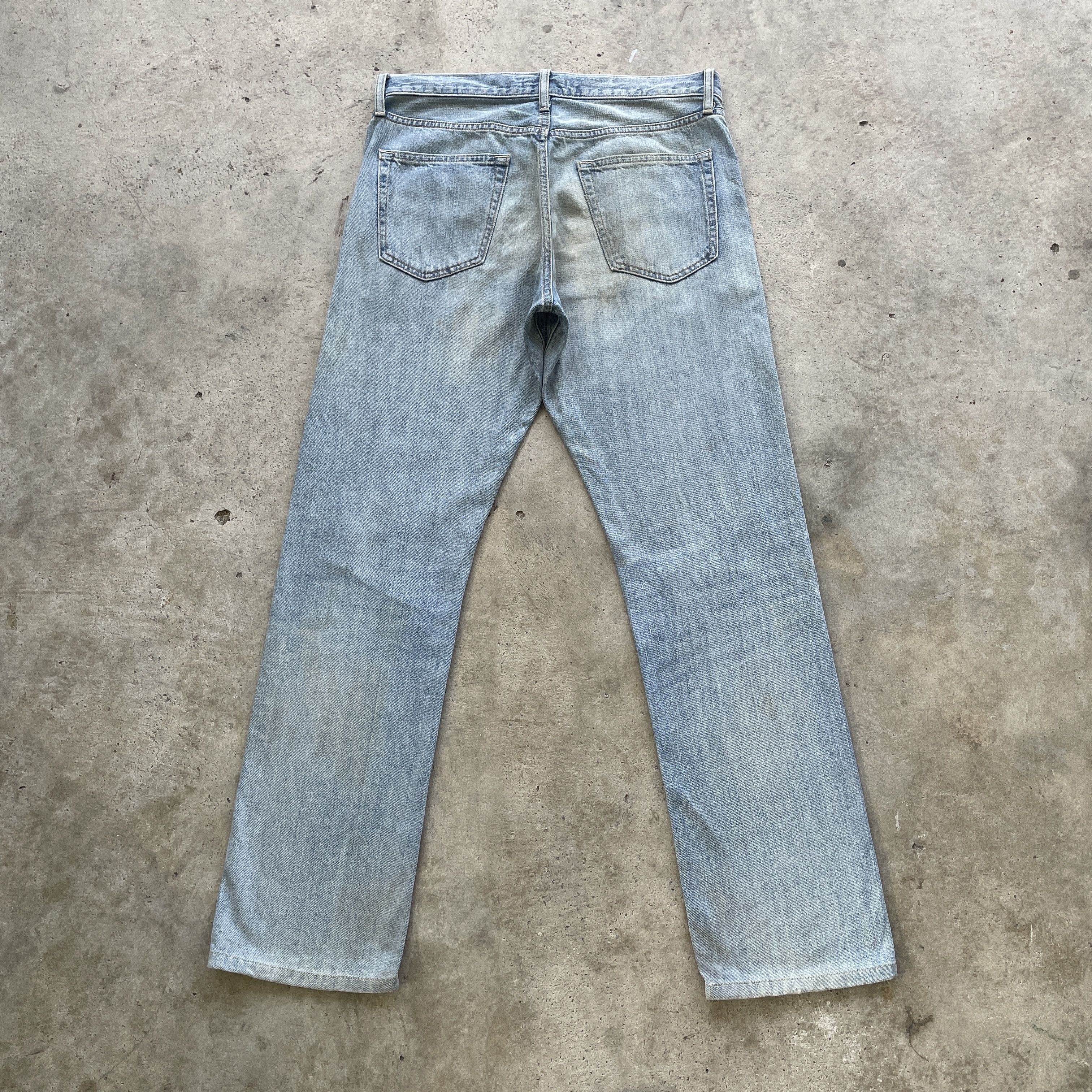 Japanese Brand VINTAGE JAPANESE FADED JEANS DISTRESSED DENIM PANTS W33 Size US 33 - 10 Thumbnail