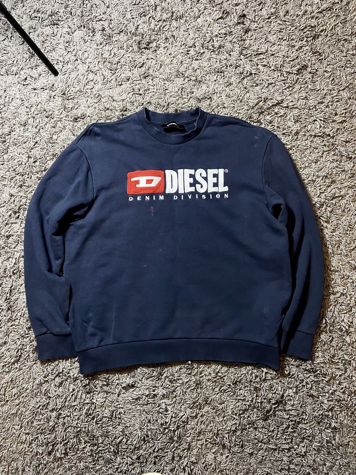 Diesel × Vintage DIESEL DENIM DEVISION VINTAGE Y2K STYLE COTTON SWEATSHIRT Size US L / EU 52-54 / 3 - 1 Thumbnail