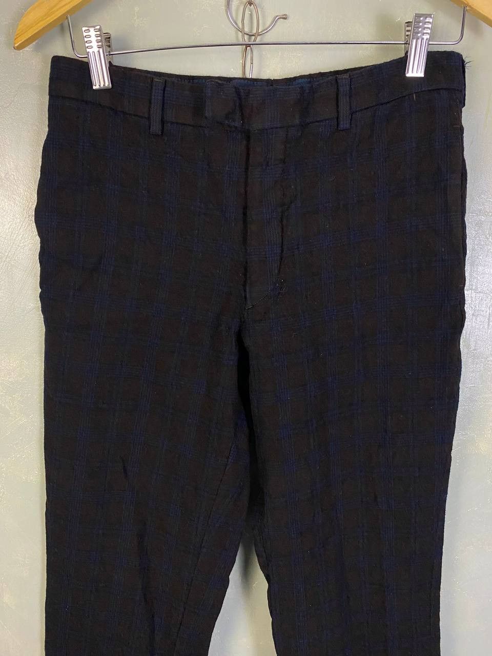 Prada Prada Wool Check Trouser Size 48R - 2 Thumbnail