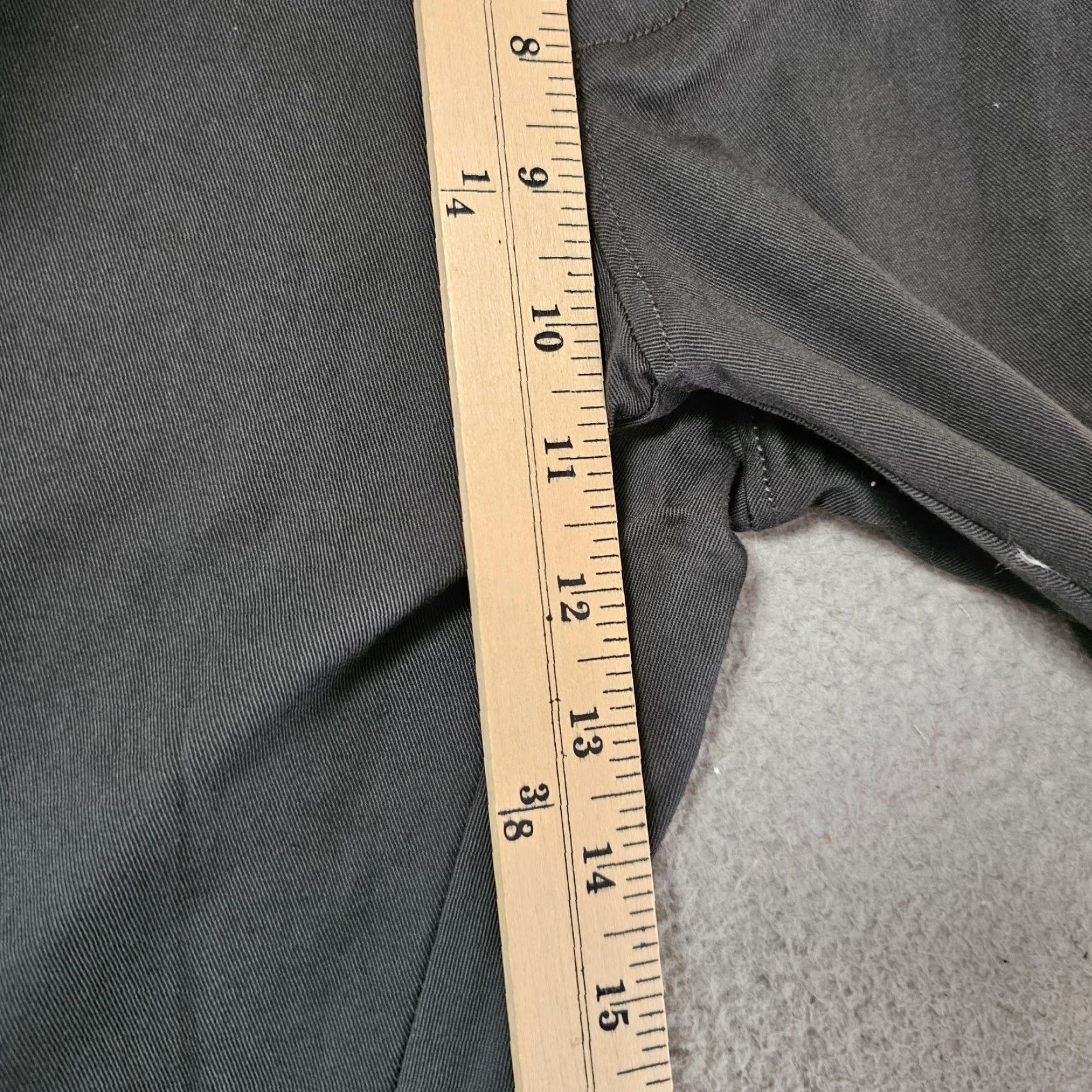 J.Crew J.CREW Chino Pants Mens 35x30 Dark Green Stretch Waist 35 Regular Straight Front Pockets Casual Preppy Size US 35 - 6 Thumbnail