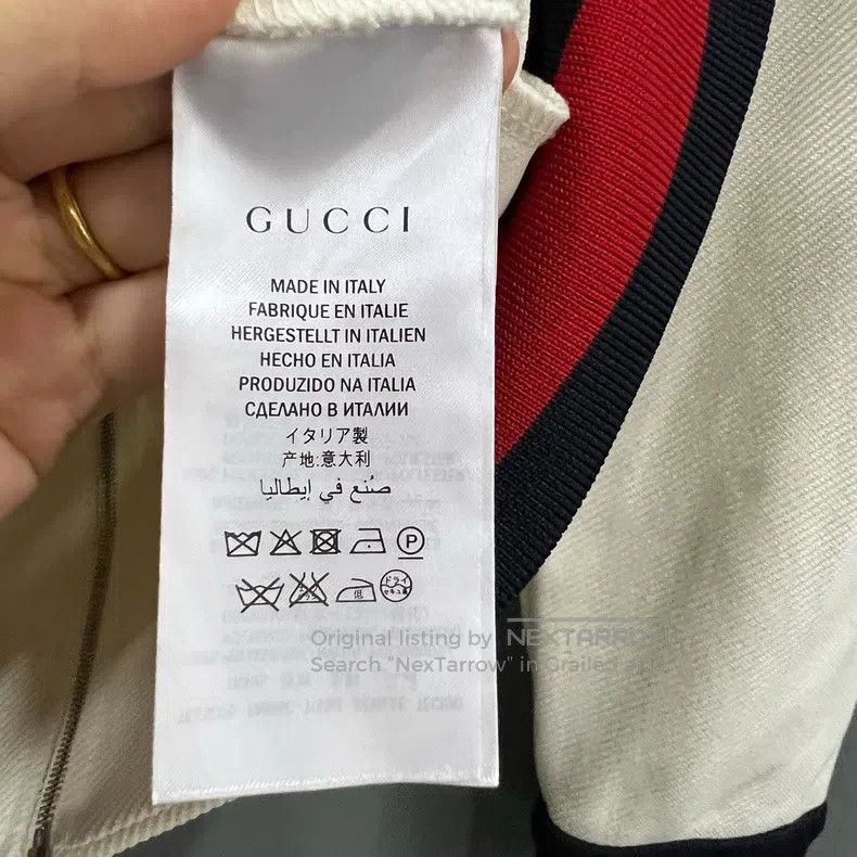 Gucci Gucci Striped webbing zipper jacket Size S / US 4 / IT 40 - 4 Thumbnail