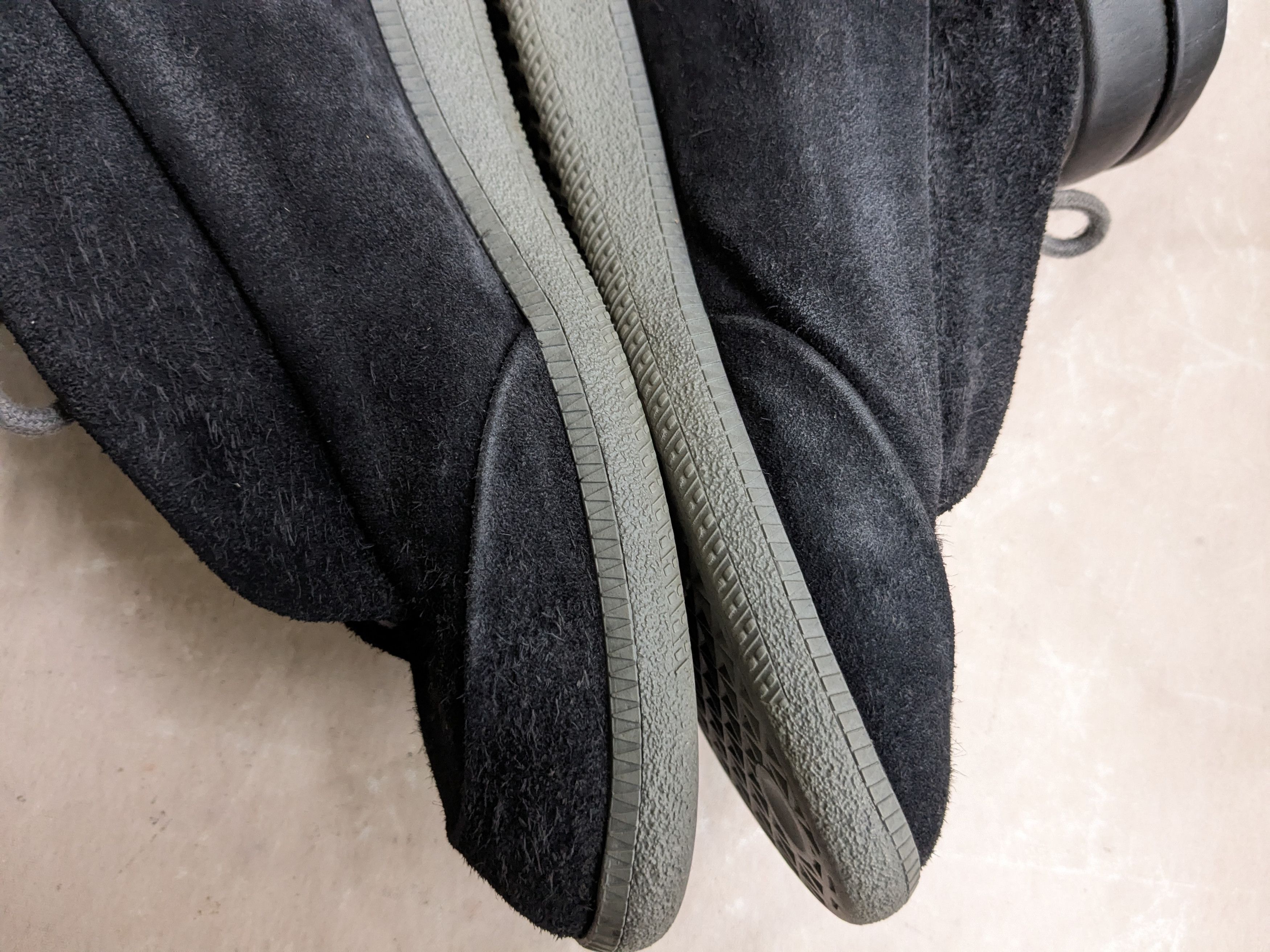 Maison Margiela Maison Margiela Future Black Gray 12 45 Suede Leather Size US 12 / EU 45 - 9 Thumbnail