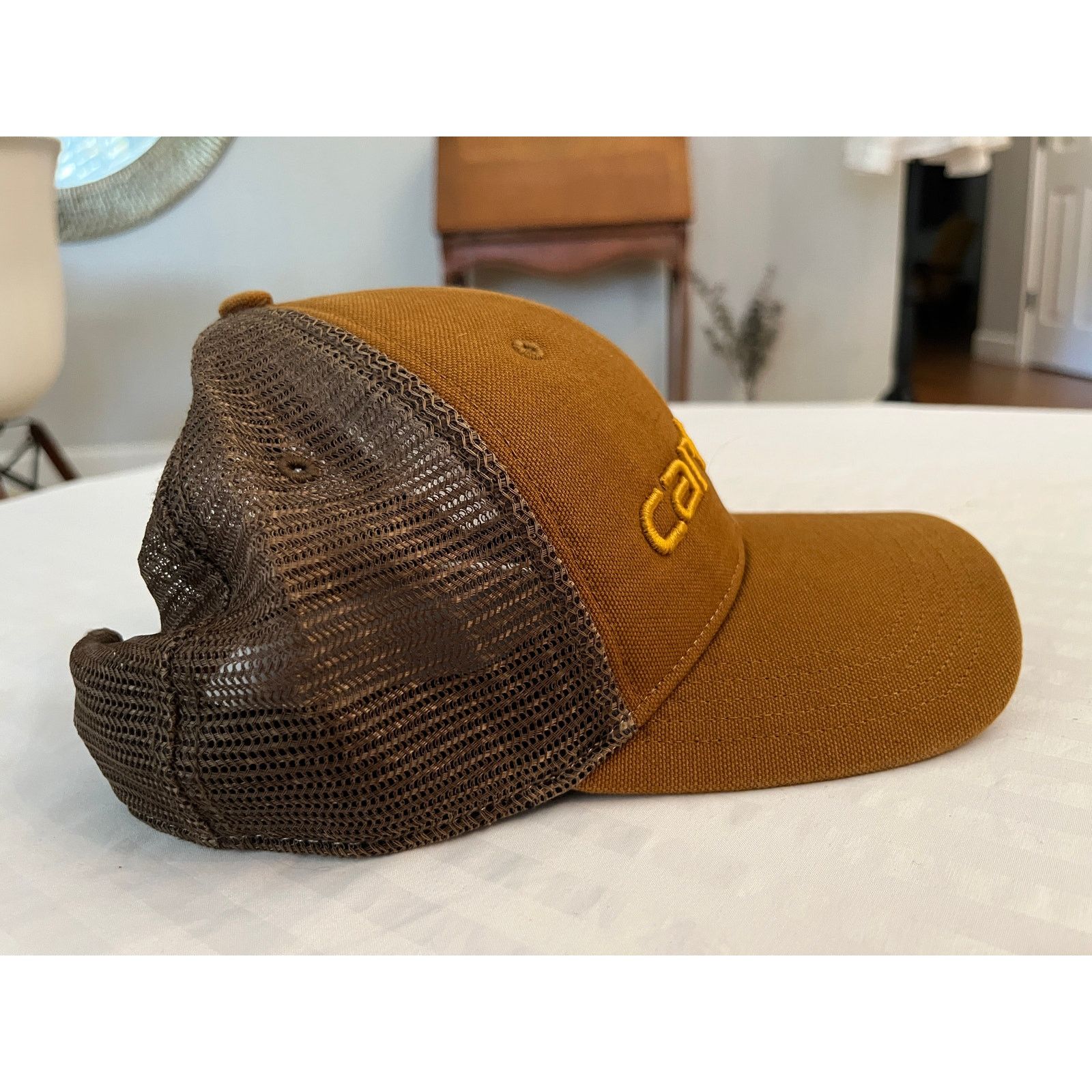 Carhartt Carhartt Buffalo Mesh Back Trucker Hat Brown 100286 Size ONE SIZE - 5 Thumbnail