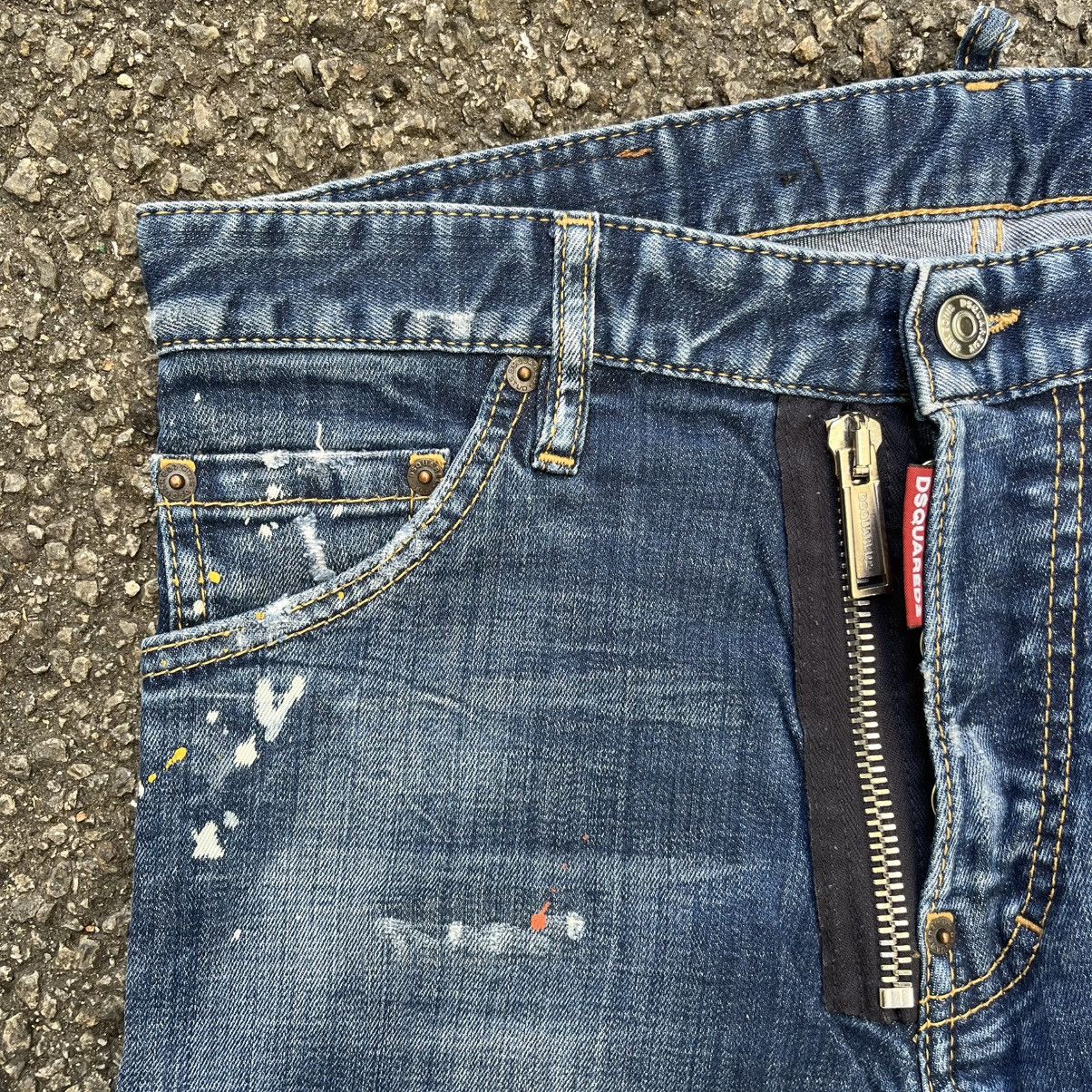 Dsquared2 Distressed Denim DSQUARED2 Jeans Paint Splash Slim Pants Size US 30 / EU 46 - 5 Thumbnail