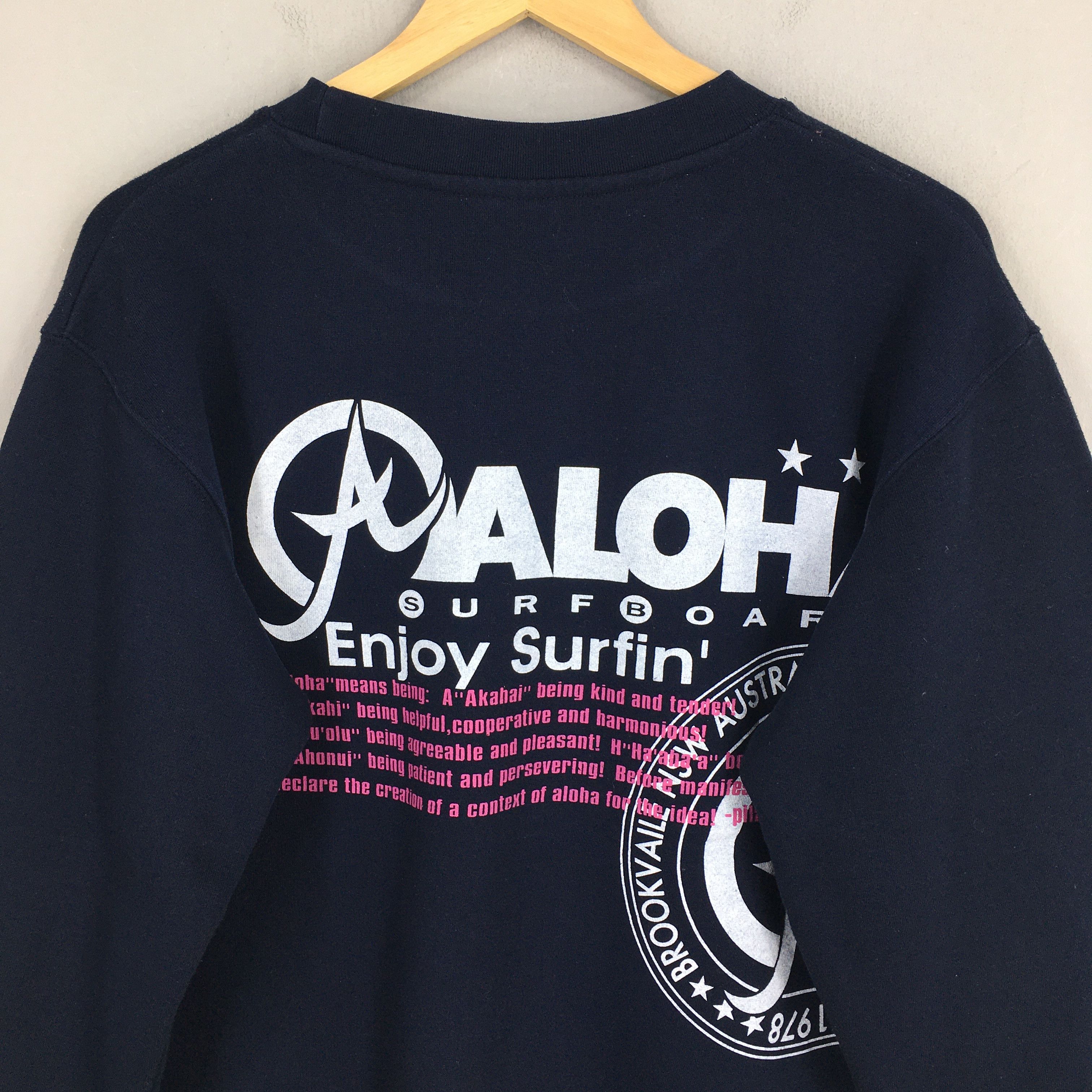 Other Vintage Aloha Surf Blue Sweater Medium Size US M / EU 48-50 / 2 - 7 Thumbnail