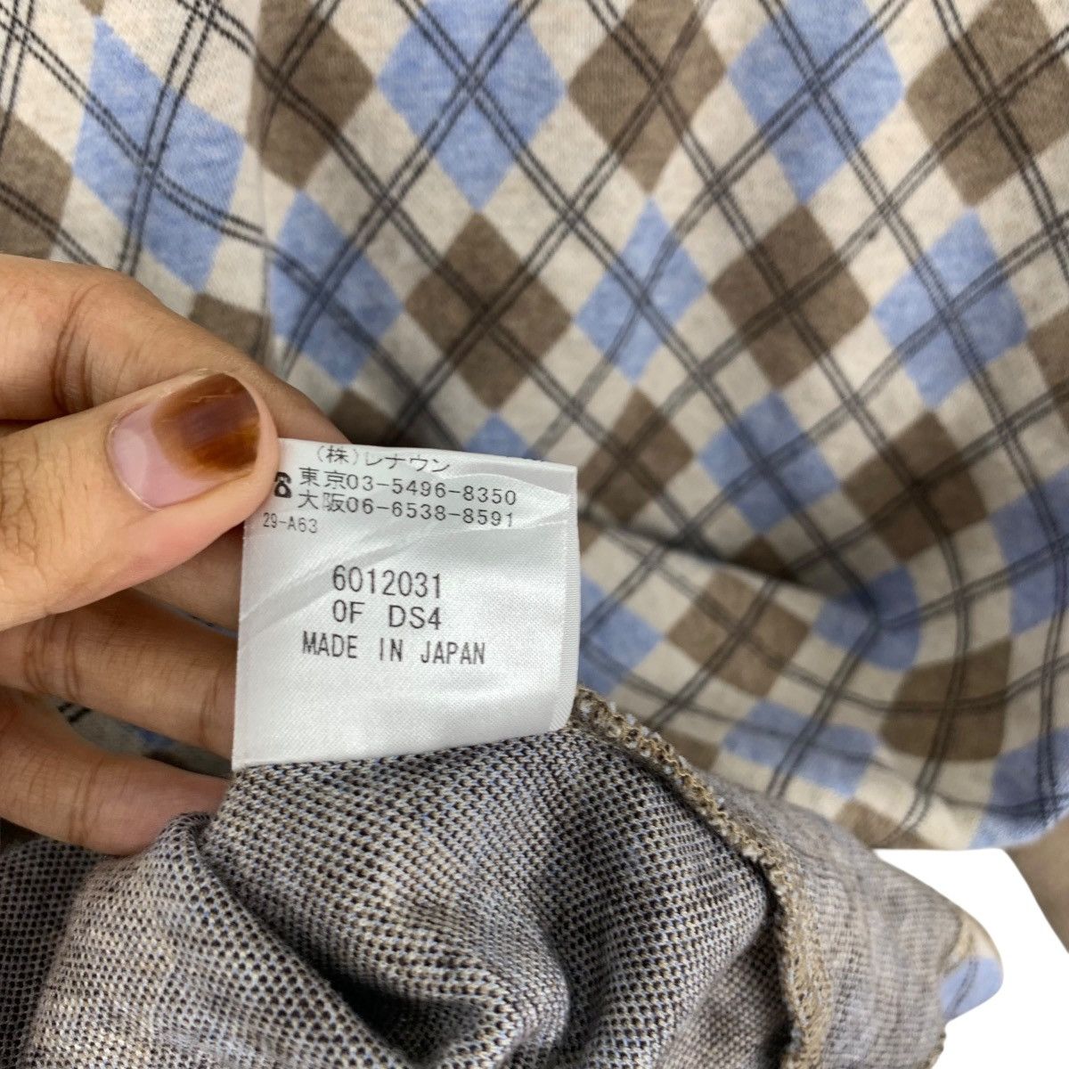 Aquascutum Vintage AQUASCUTUM LONDON Argyle Nova Checks Sweatshirt Size M / US 6-8 / IT 42-44 - 11 Thumbnail