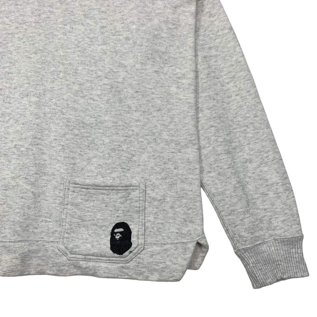 Bape Ape Shall Never Kill Ape Double Pocket Crewneck Sweatshirt Size US XL / EU 56 / 4 - 7 Thumbnail