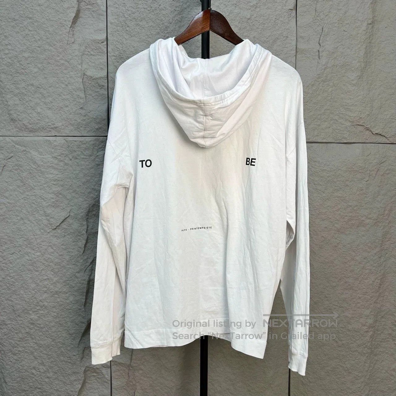 1017 ALYX 9SM alyx white hooded sweatshirt with printed logo. Size US L / EU 52-54 / 3 - 2 Thumbnail